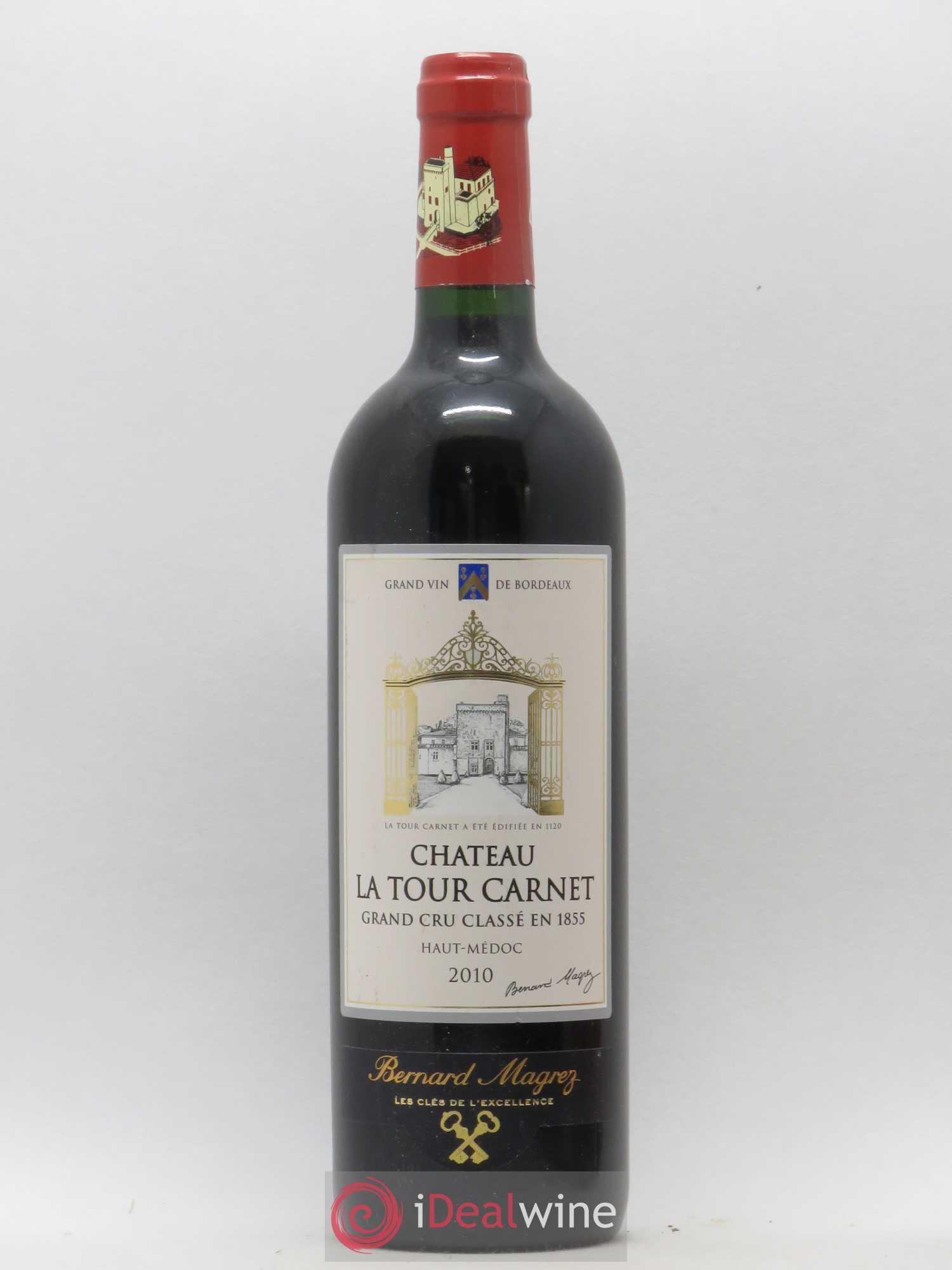 Château la Tour Carnet 4ème Grand Cru Classé 2010 - Lot de 1 bouteille - 0