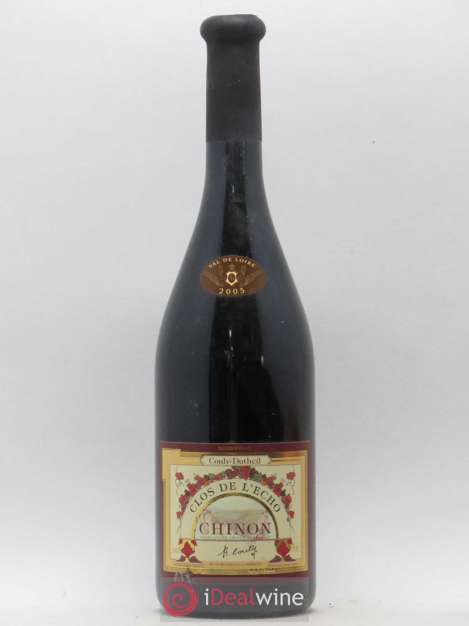 Chinon Clos de l'Echo Couly-Dutheil 2005 - Lot de 1 bouteille - 0