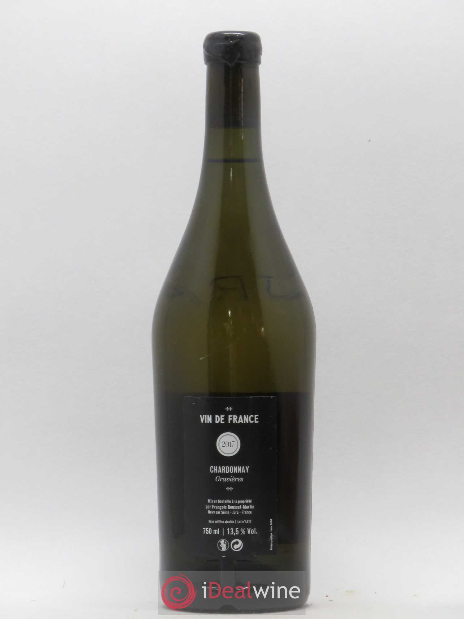 Vin de France Gravières François Rousset Martin 2017 - Lot de 1 bouteille - 1