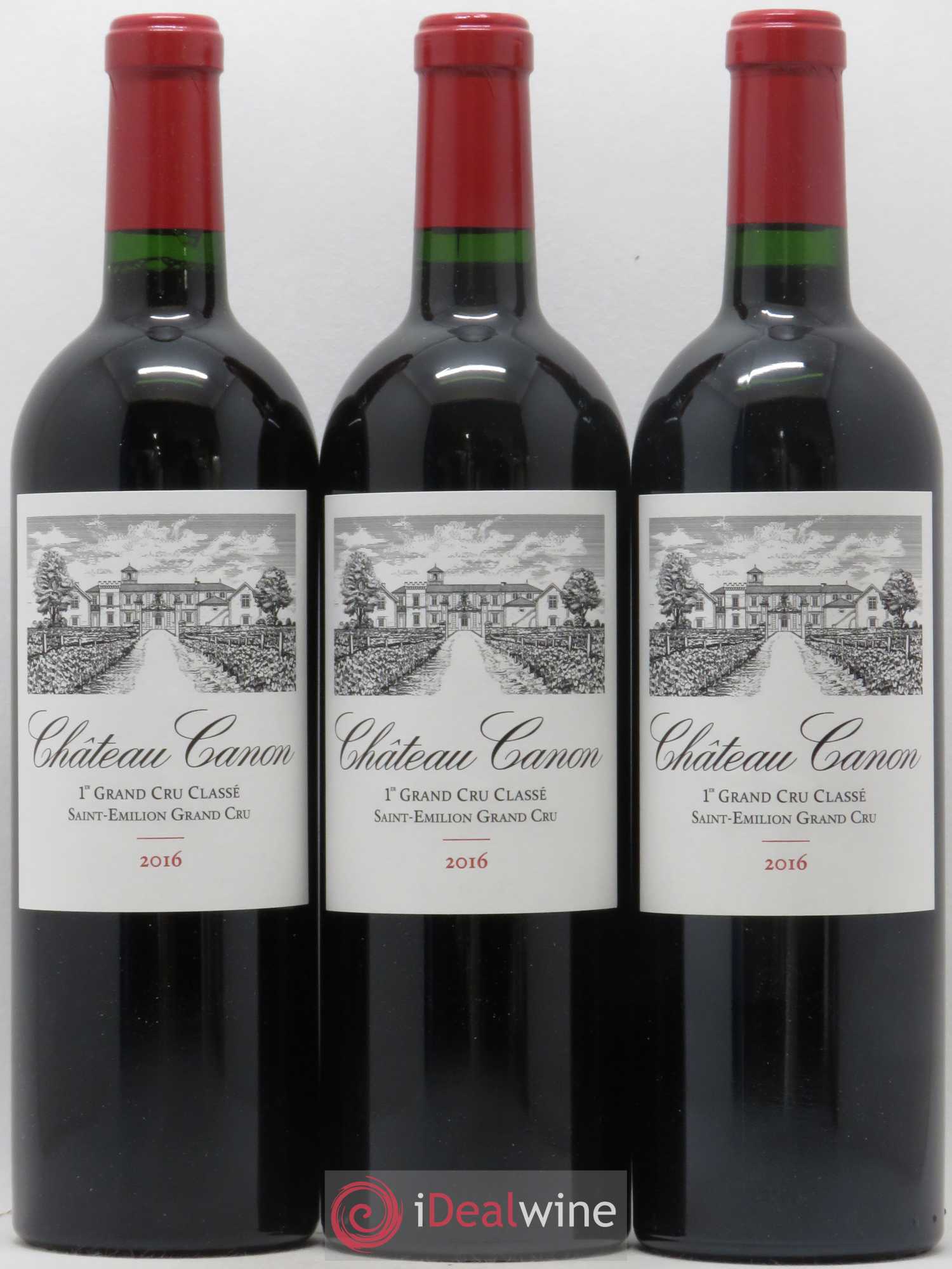 Château Canon 1er Grand Cru Classé B 2016 - Lot de 6 bouteilles - 1