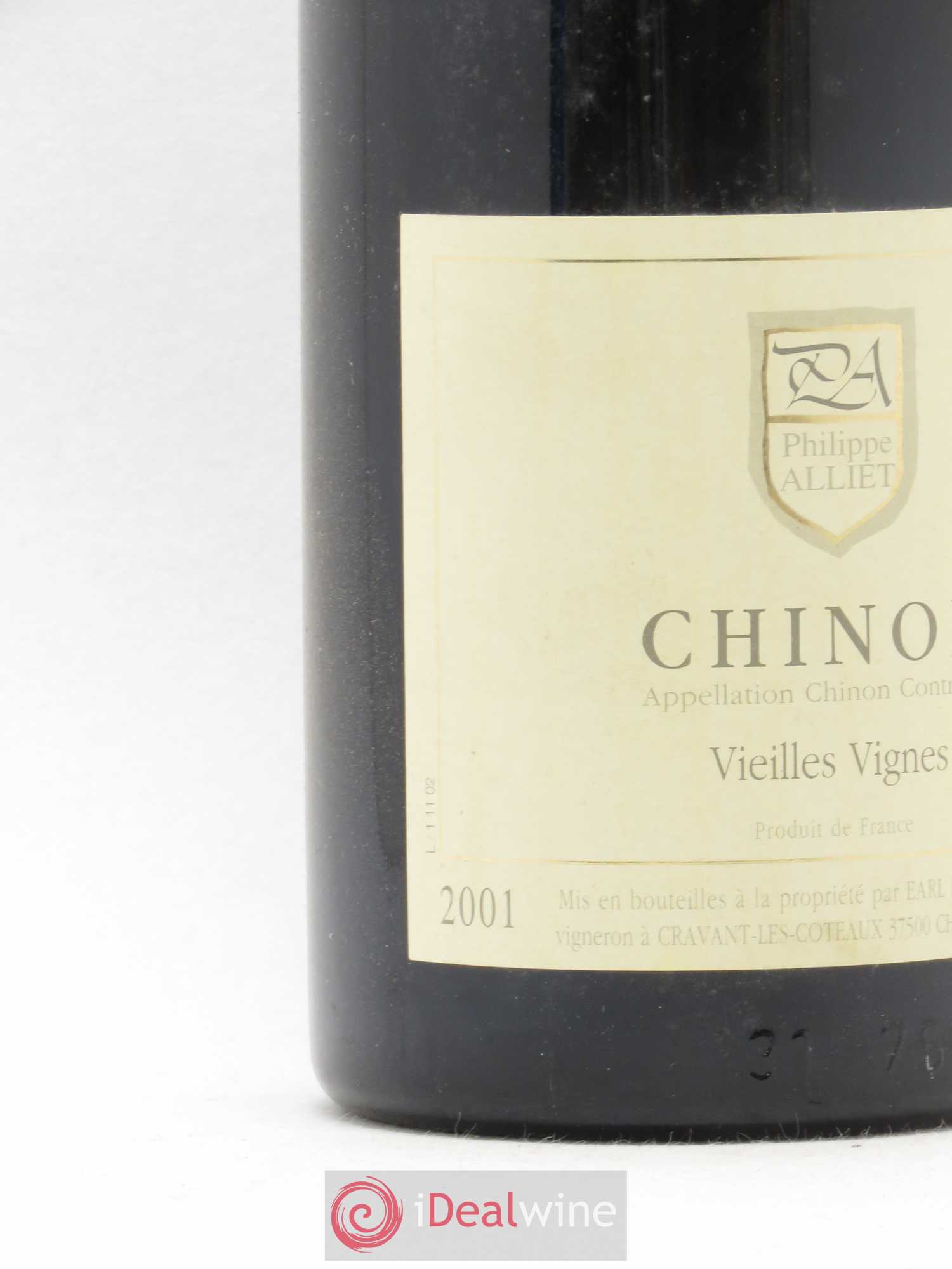 Chinon Vieilles Vignes Philippe Alliet 2001 - Lot de 1 bouteille - 1
