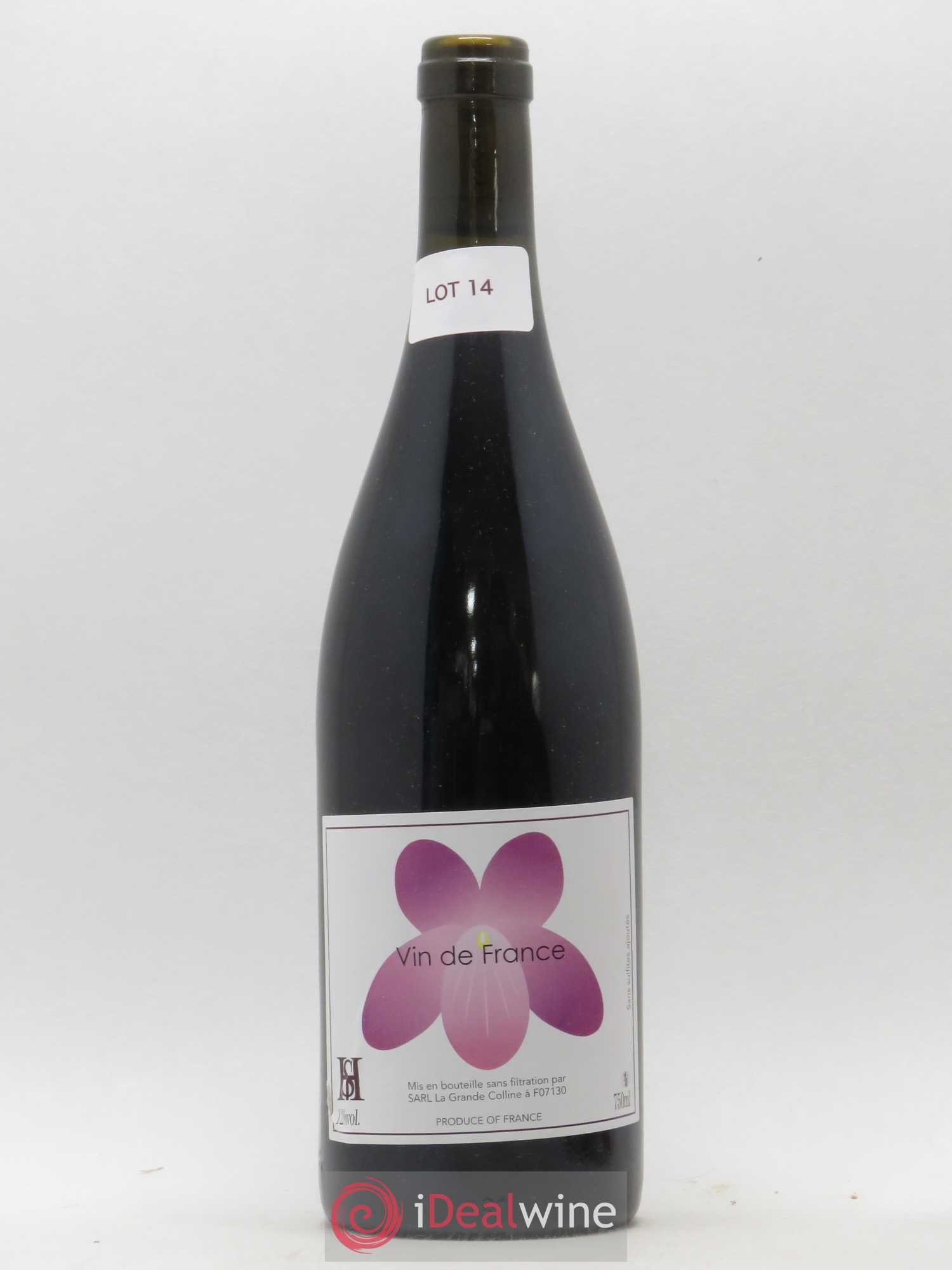 Vin de France (Ex Saint-Joseph) Hirotake Ooka - Domaine La Grande Colline 2014 - Lot de 1 bouteille - 0