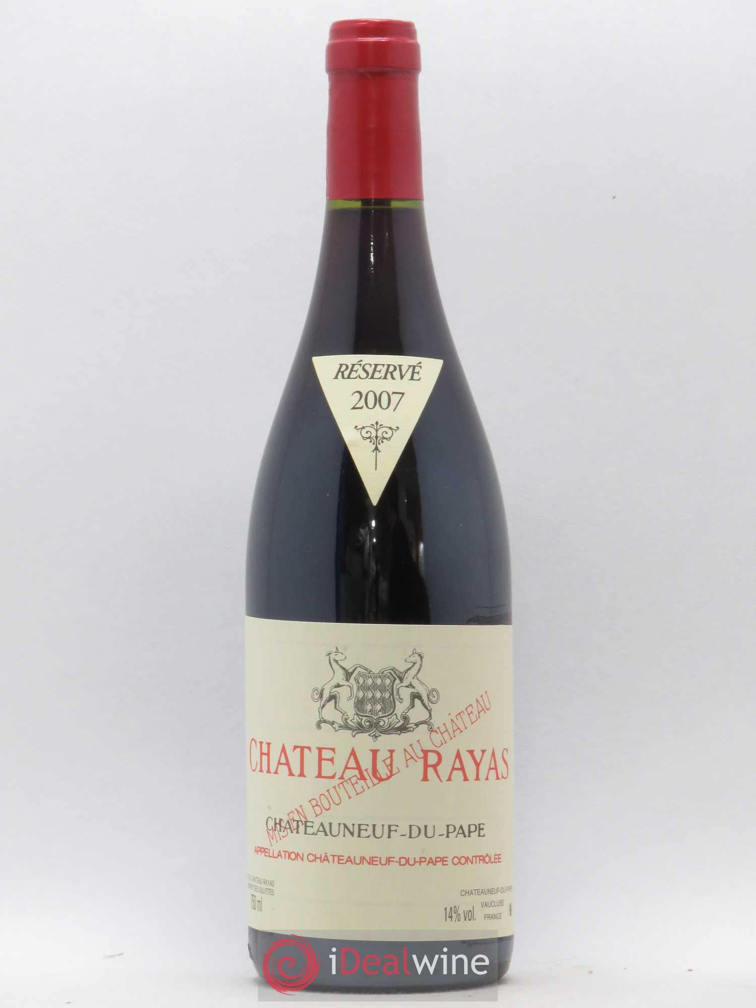 Châteauneuf-du-Pape Château Rayas Emmanuel Reynaud 2007 - Lot de 1 bouteille - 0