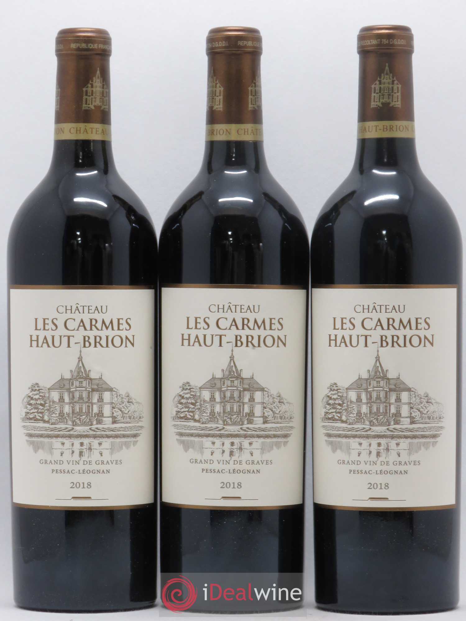 Château Les Carmes Haut-Brion 2018 - Lot de 6 bouteilles - 2