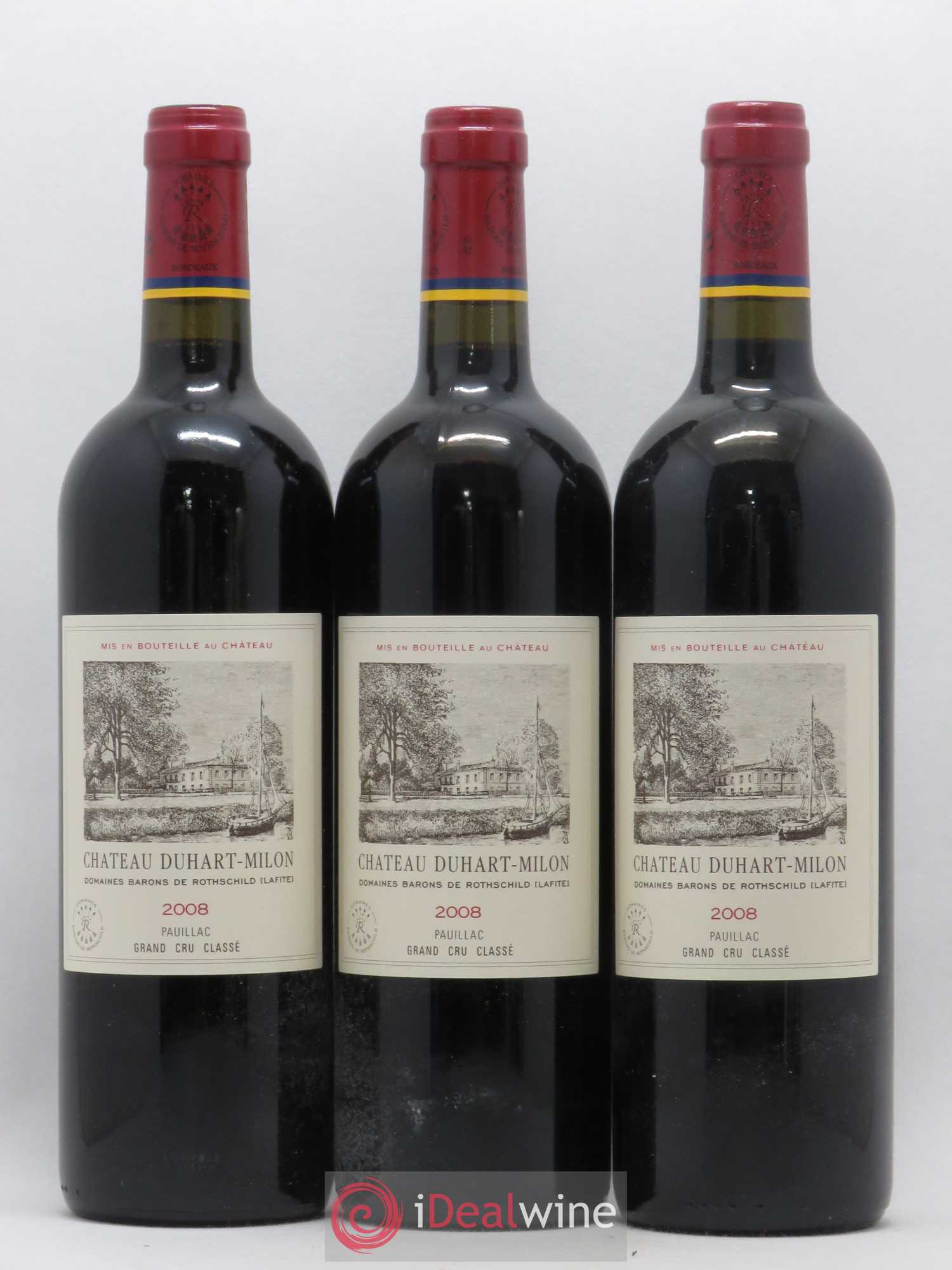 Château Duhart-Milon 4ème Grand Cru Classé 2008 - Lot de 6 bouteilles - 1