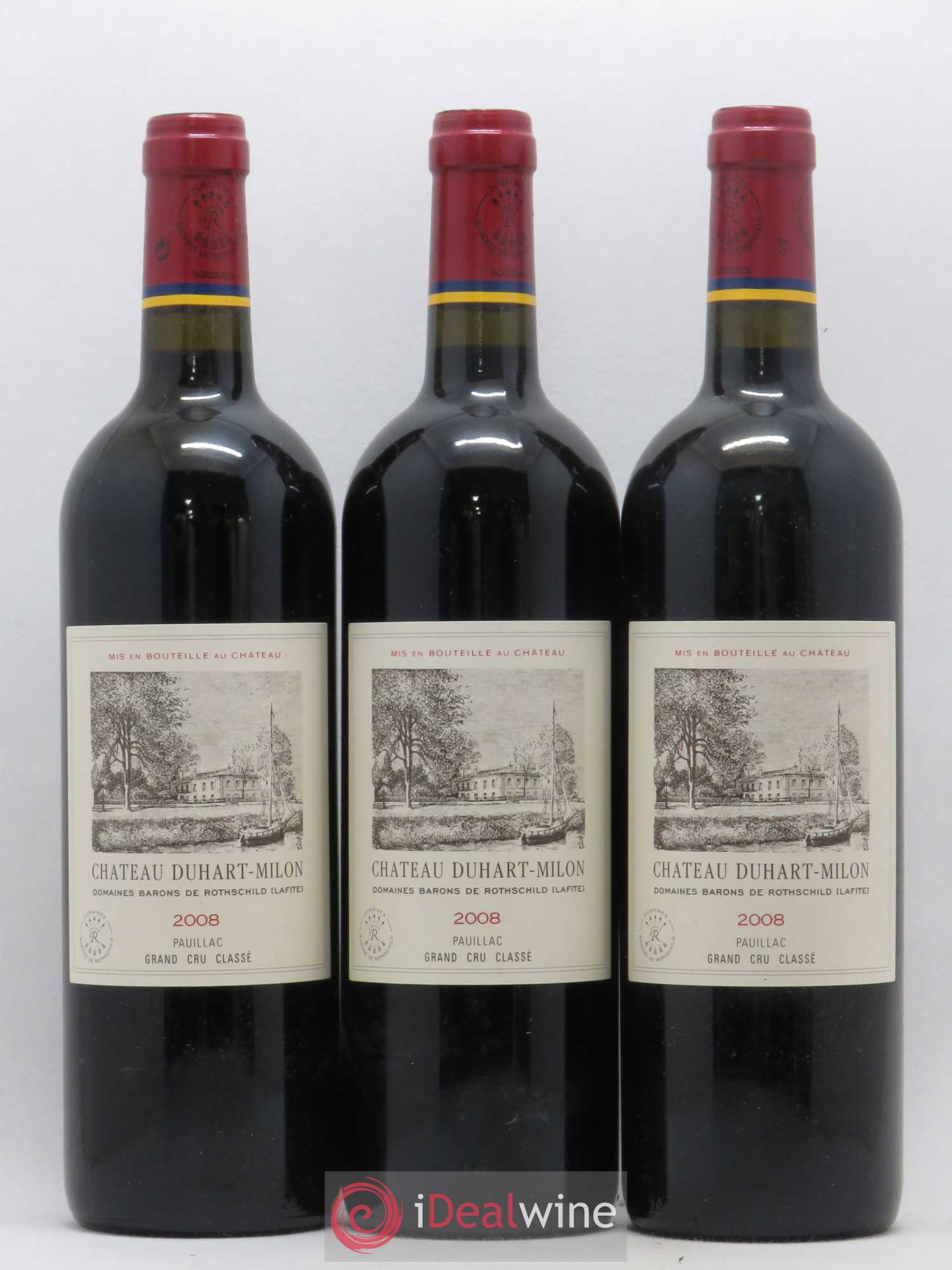 Château Duhart-Milon 4ème Grand Cru Classé 2008 - Lot de 6 bouteilles - 2