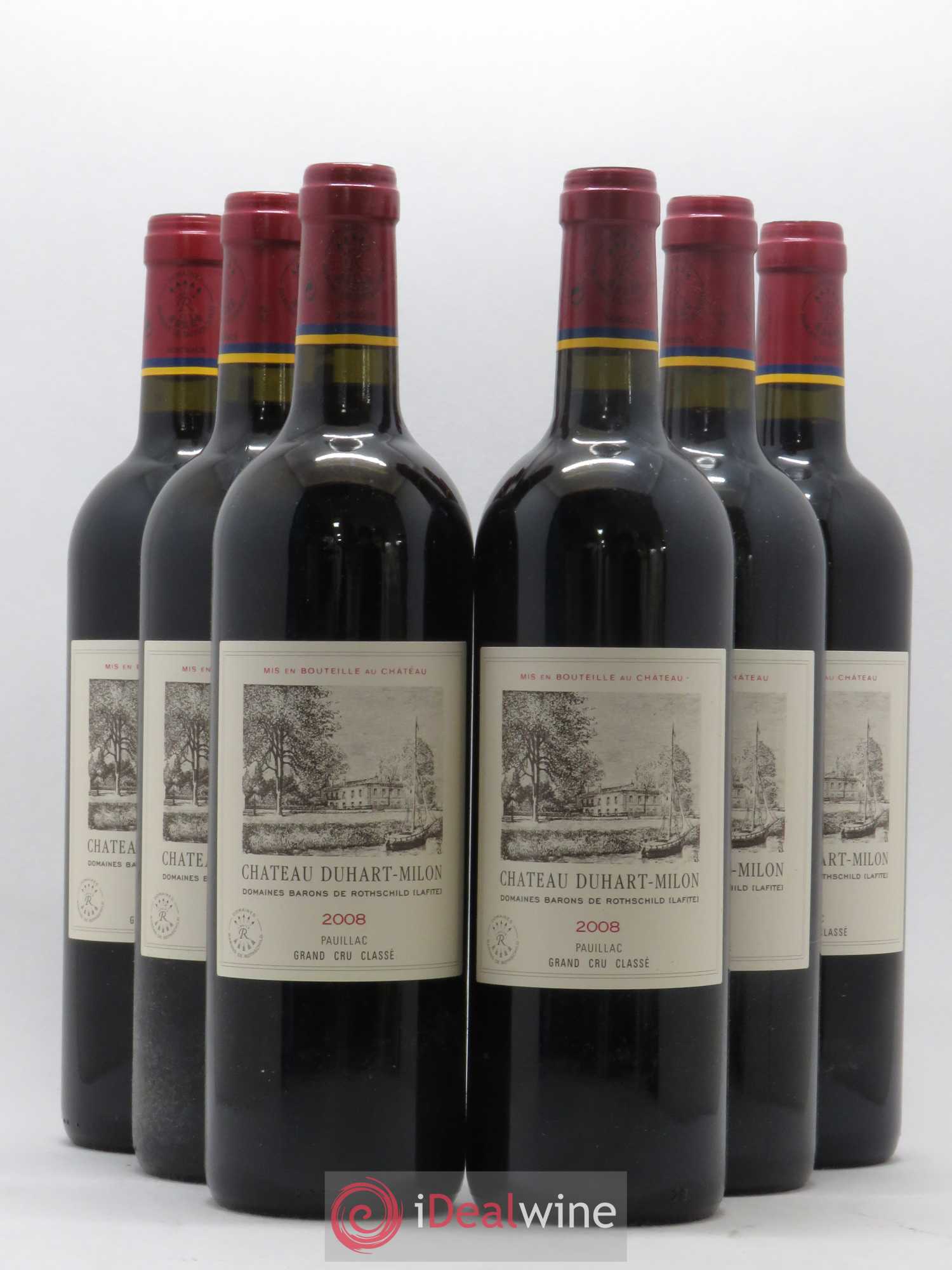 Château Duhart-Milon 4ème Grand Cru Classé 2008 - Lot de 6 bouteilles - 0