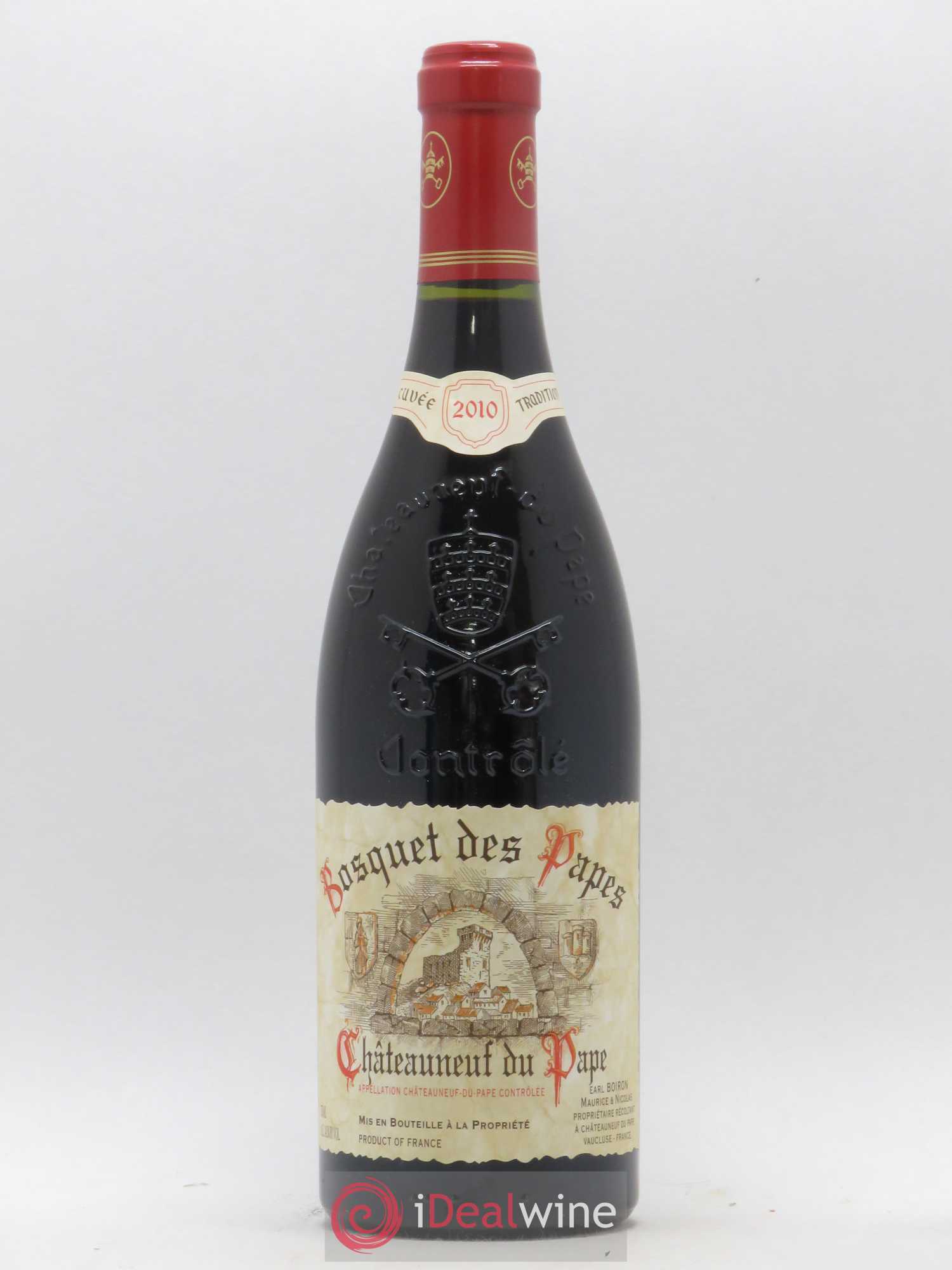 Châteauneuf-du-Pape Bosquet des Papes Famille Boiron 2010 - Lot de 1 bouteille - 0