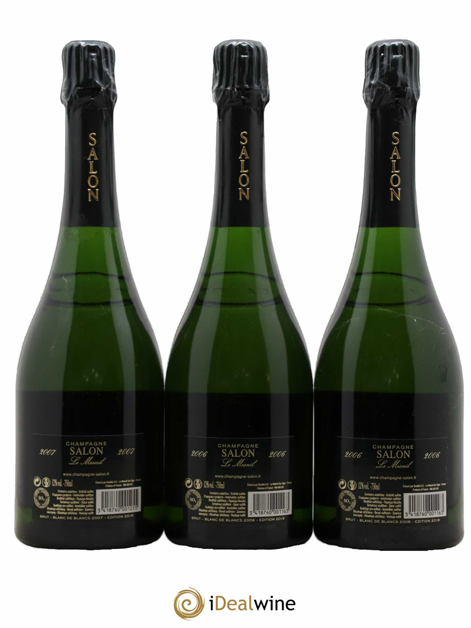S Caisse Oenothèque Salon - Lot of 7 bottles - 6
