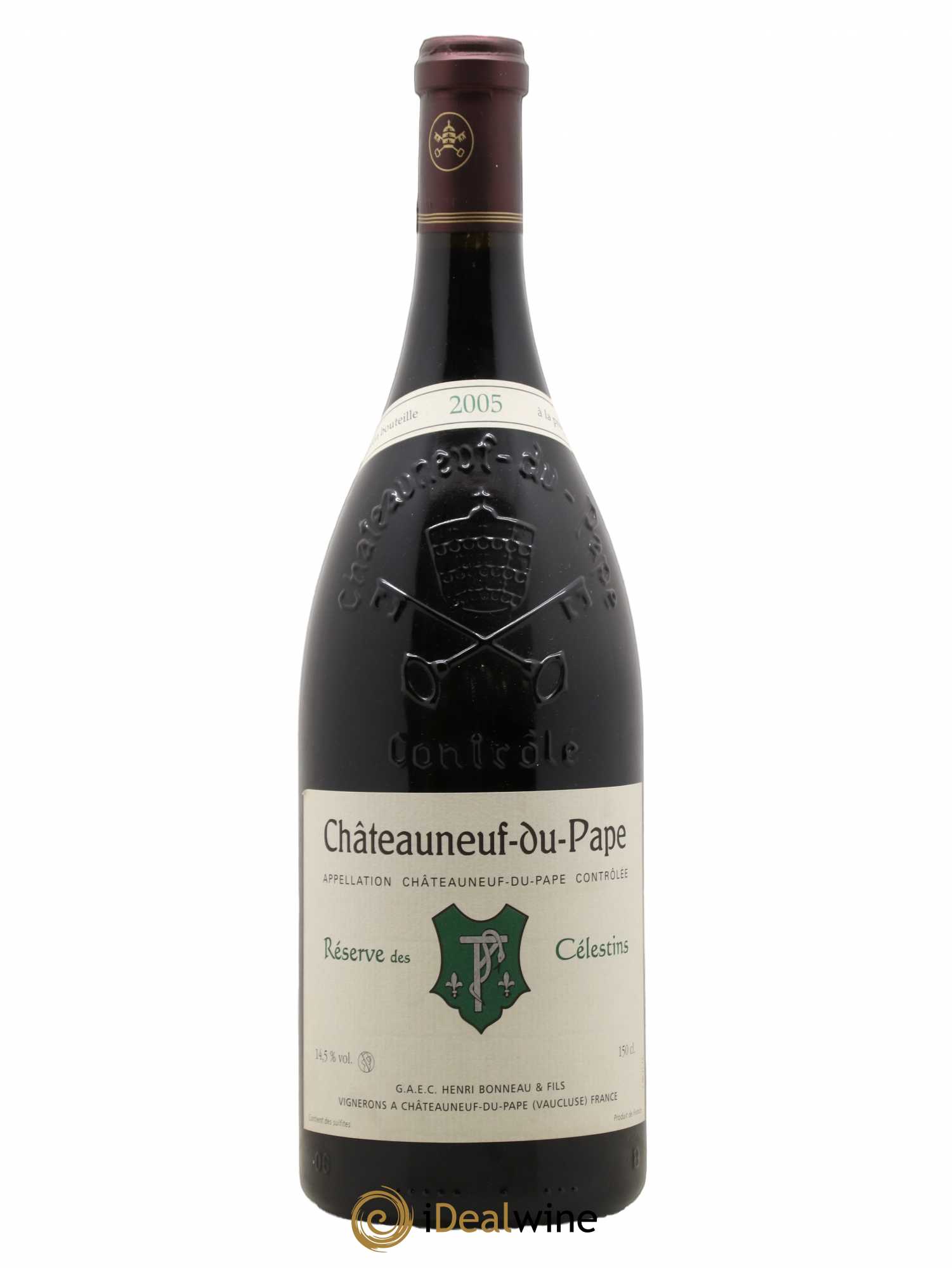 Châteauneuf-du-Pape Réserve des Célestins Henri Bonneau & Fils  2005 - Lot de 1 magnum - 0