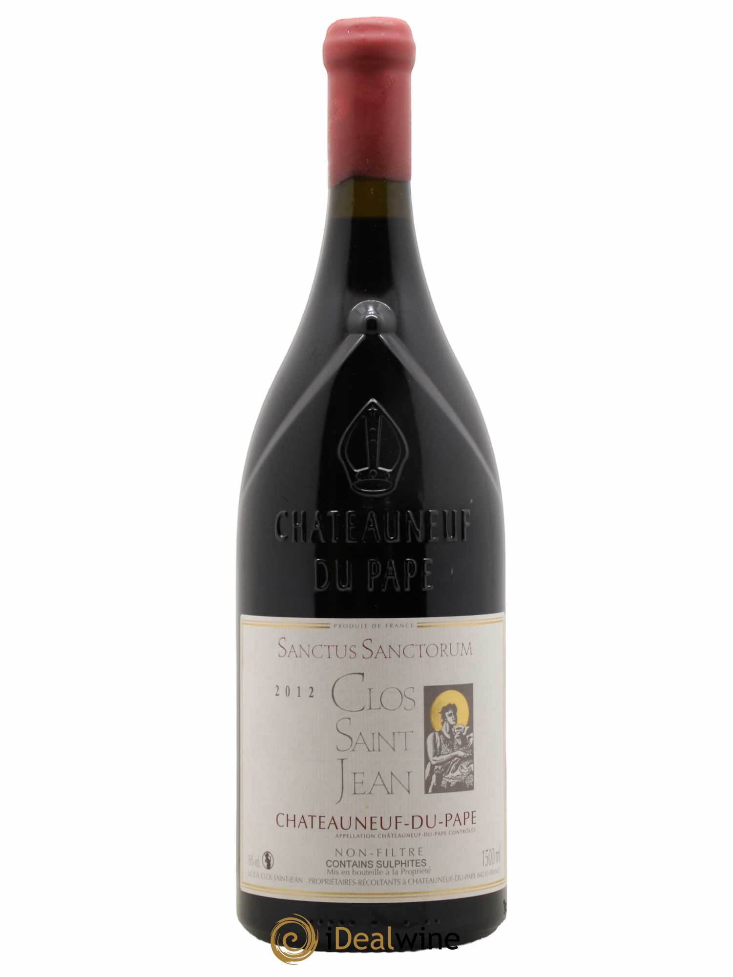 Châteauneuf-du-Pape Clos Saint-Jean Sanctus Sanctorum Pascal et Vincent Maurel  2012 - Lot de 1 magnum - 0