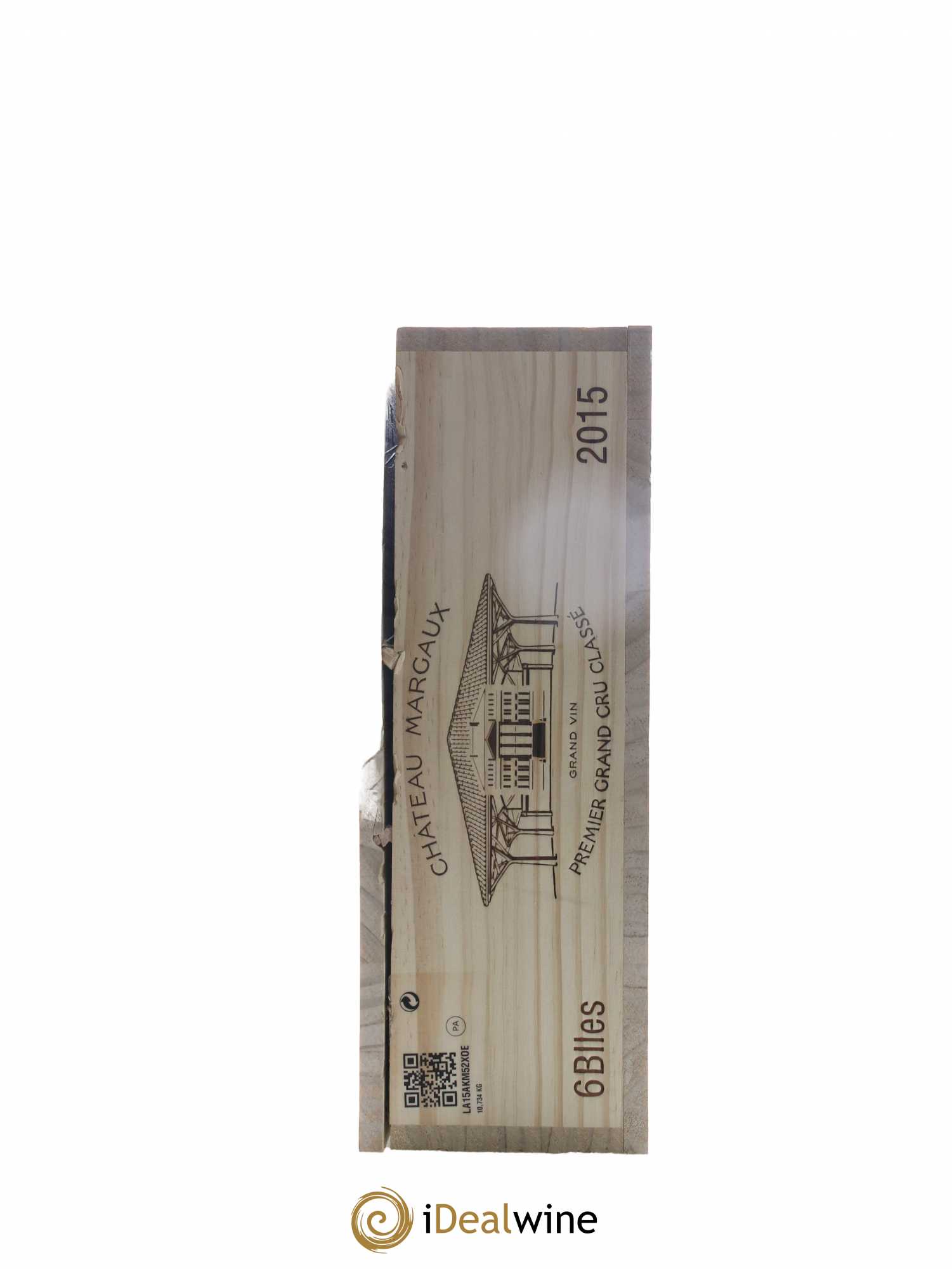 Château Margaux 1er Grand Cru Classé 2015 - Lot de 6 bouteilles - 1