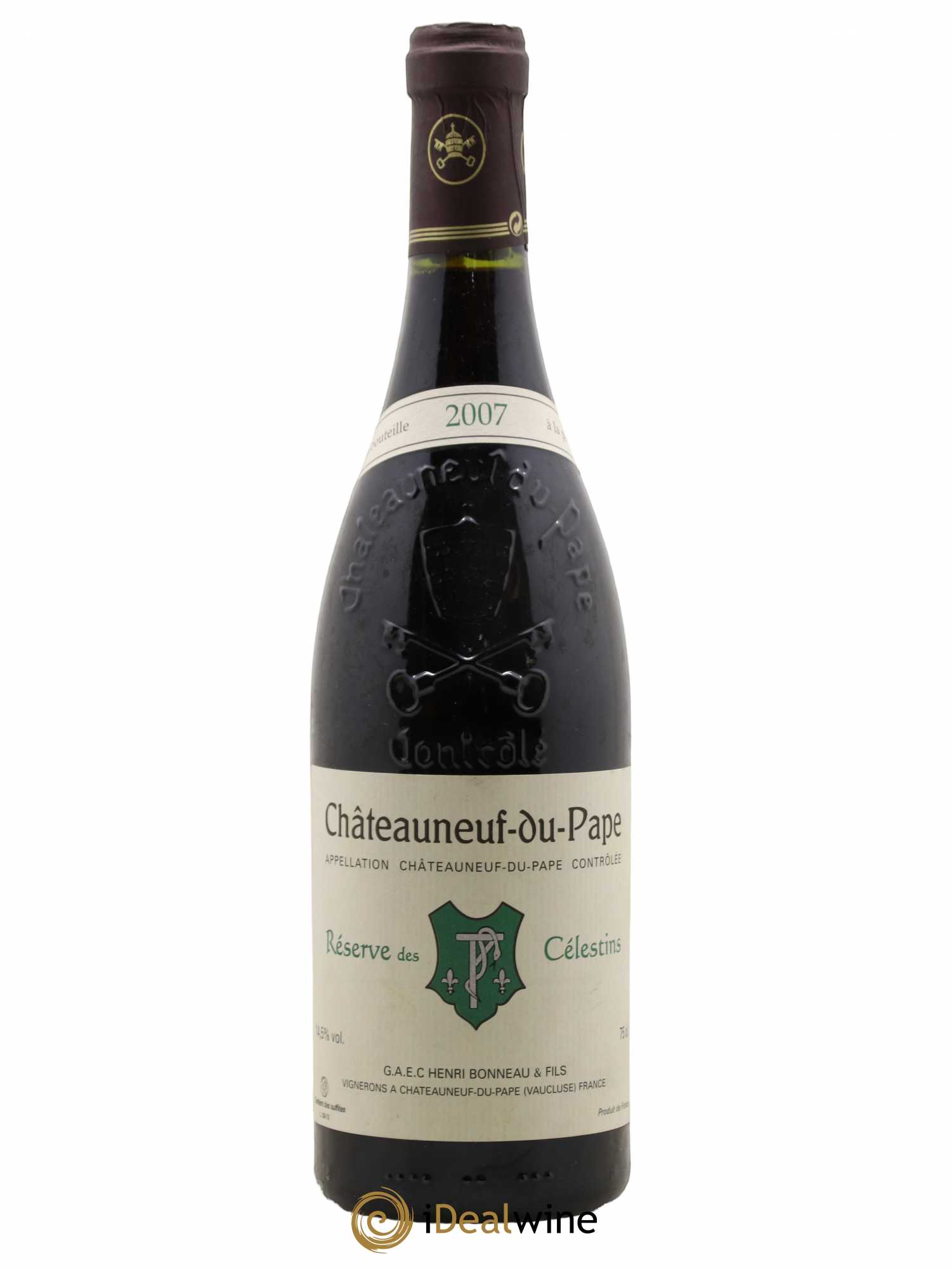 Châteauneuf-du-Pape Réserve des Célestins Henri Bonneau & Fils 2007 - Lot of 1 bottle - 0