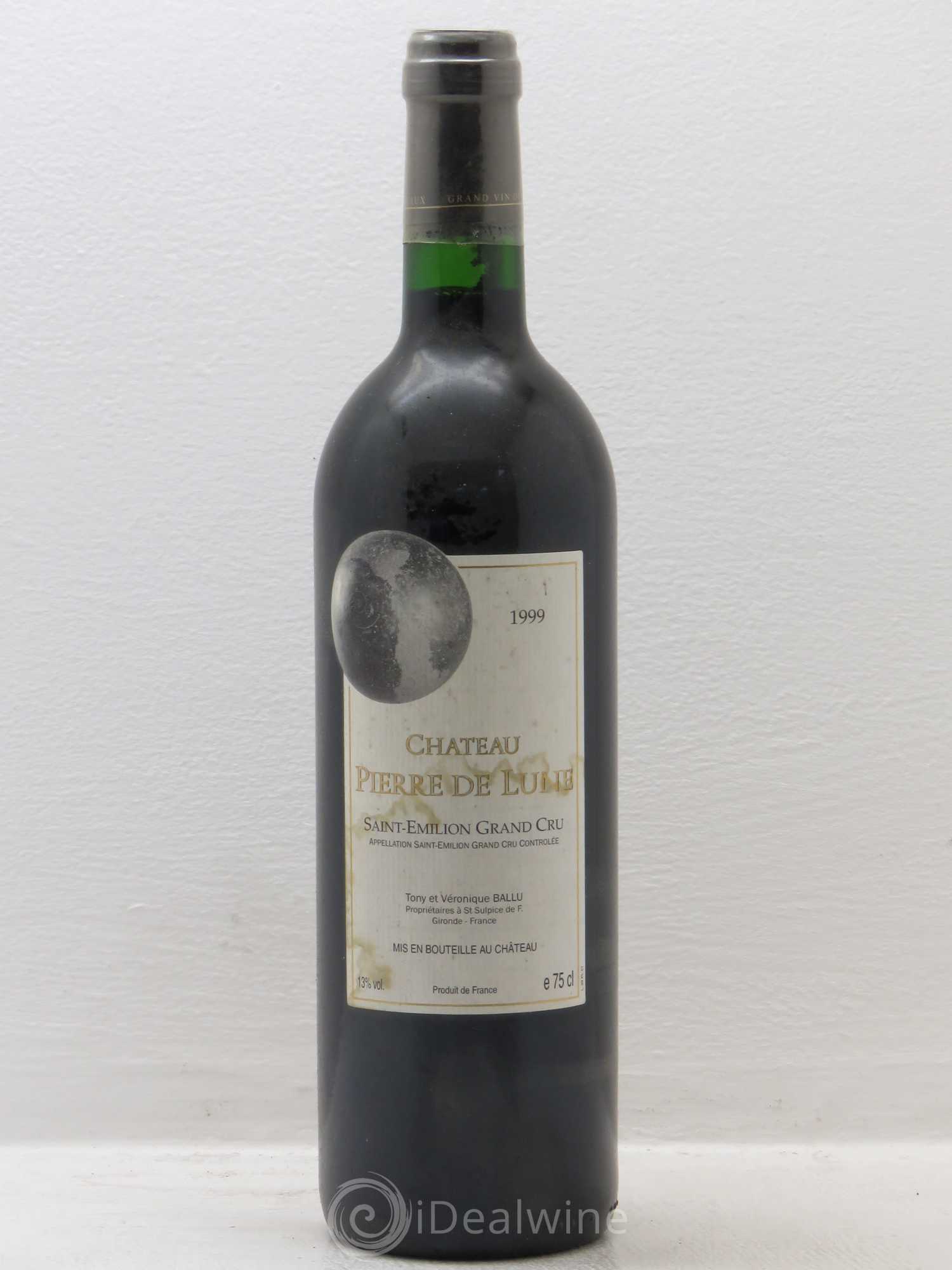 Château Pierre de Lune 1999 - Lot de 1 bouteille - 0