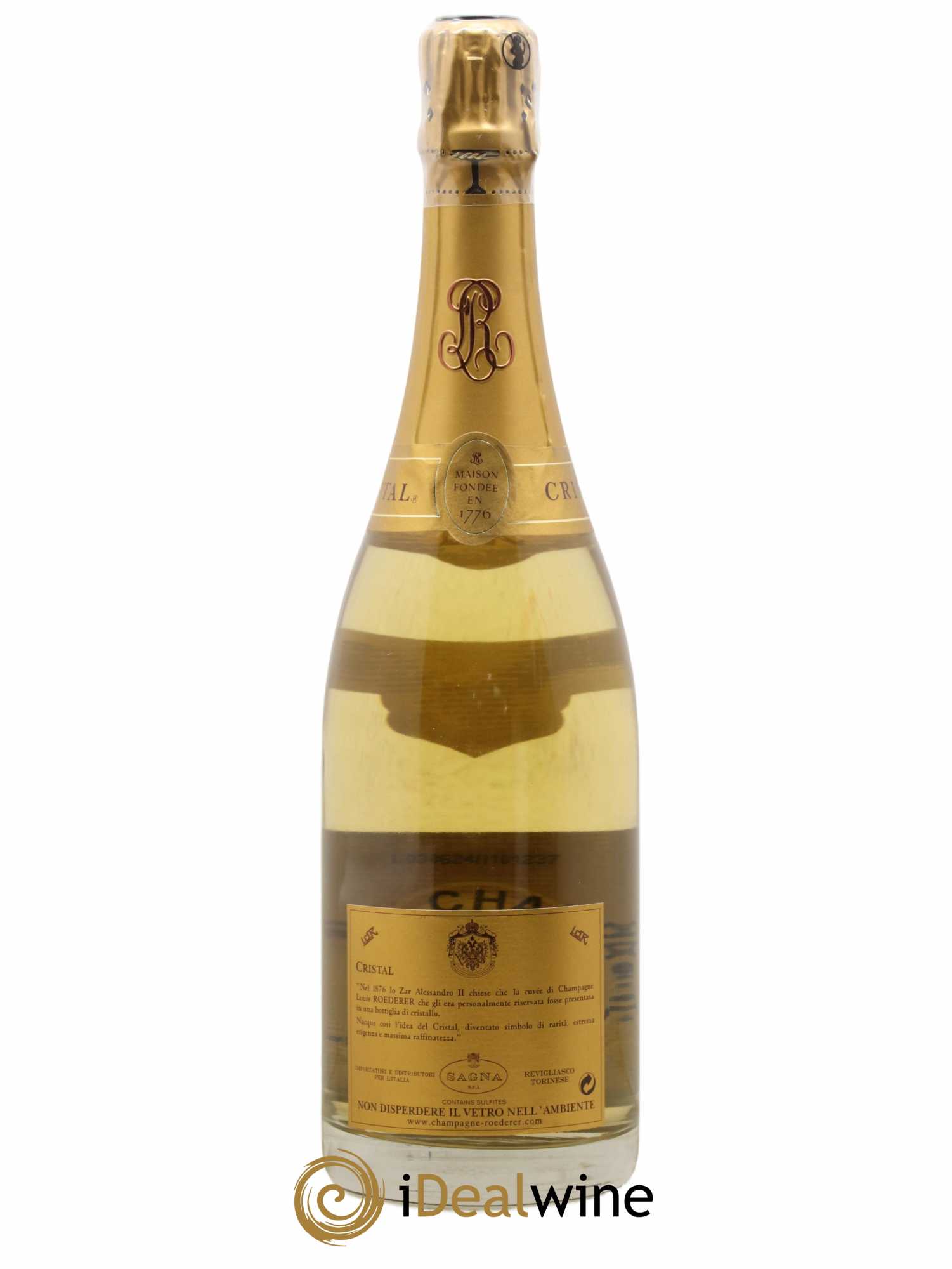 Cristal Louis Roederer 2002 - Lot de 1 bouteille - 1