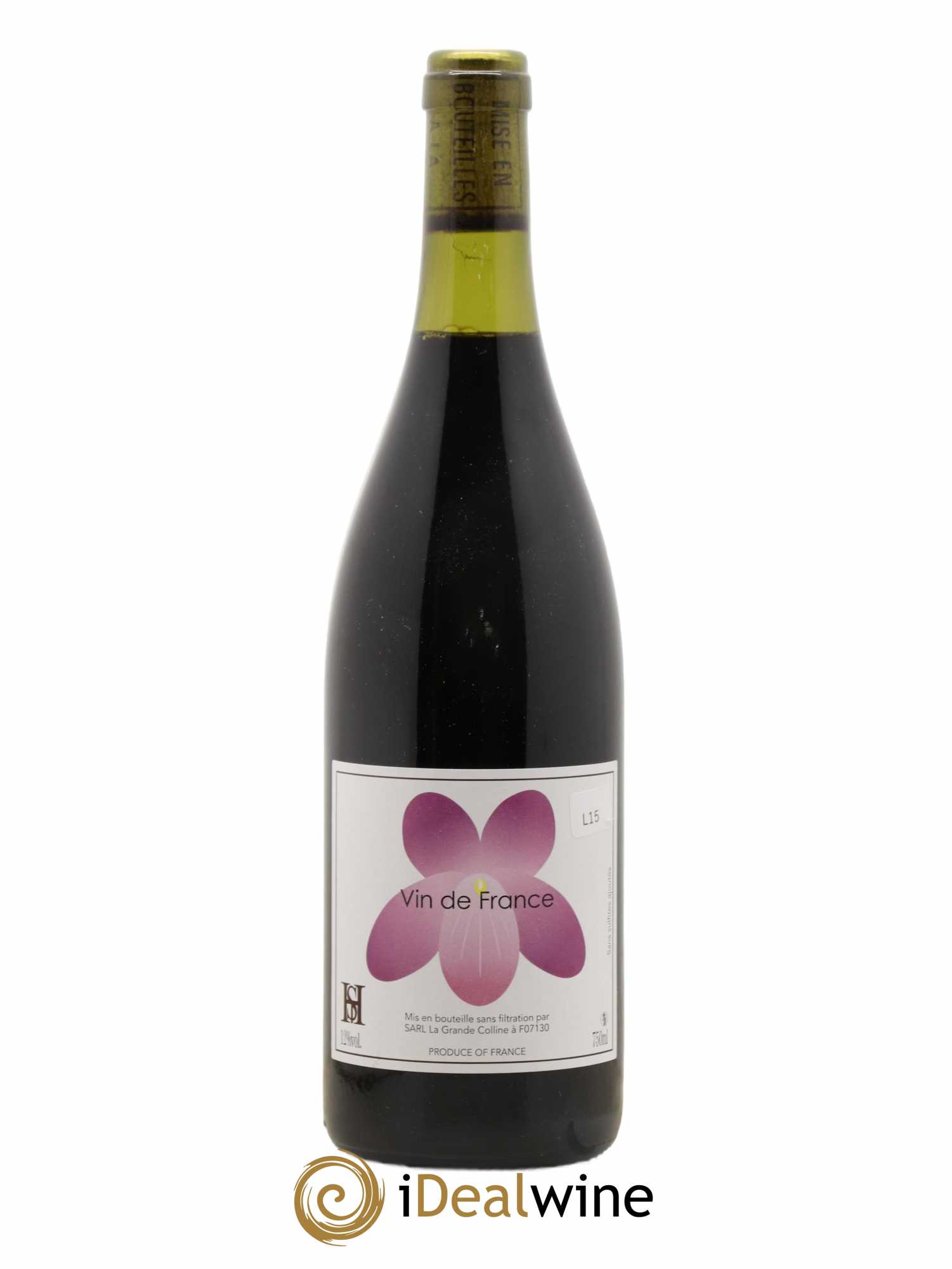 Vin de France (Ex Saint-Joseph) Hirotake Ooka - Domaine La Grande Colline 2015 - Lot de 1 bouteille - 0