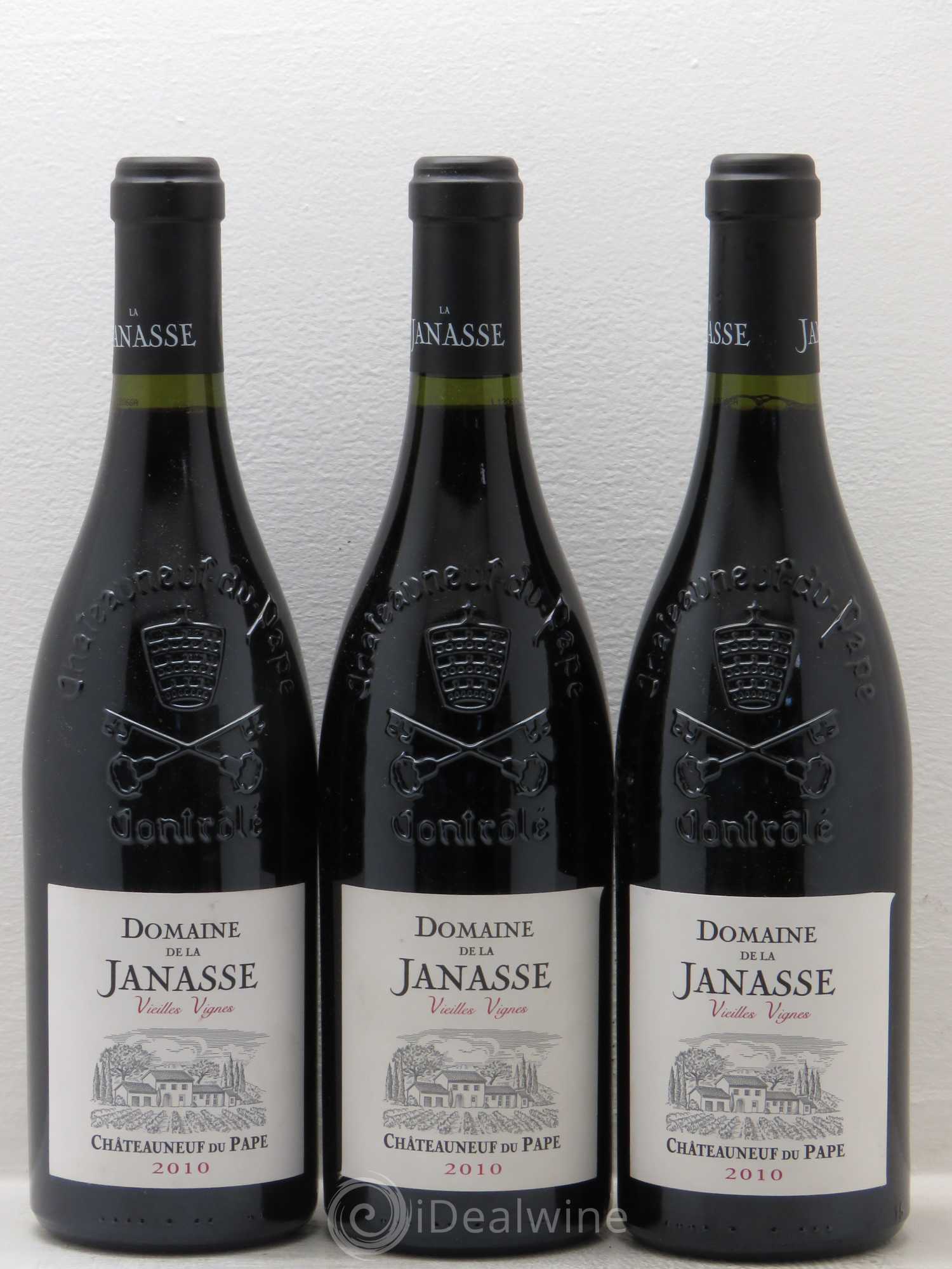 Châteauneuf-du-Pape Cuvée Vieilles Vignes La Janasse (Domaine de) 2010 - Lot de 3 bouteilles - 0
