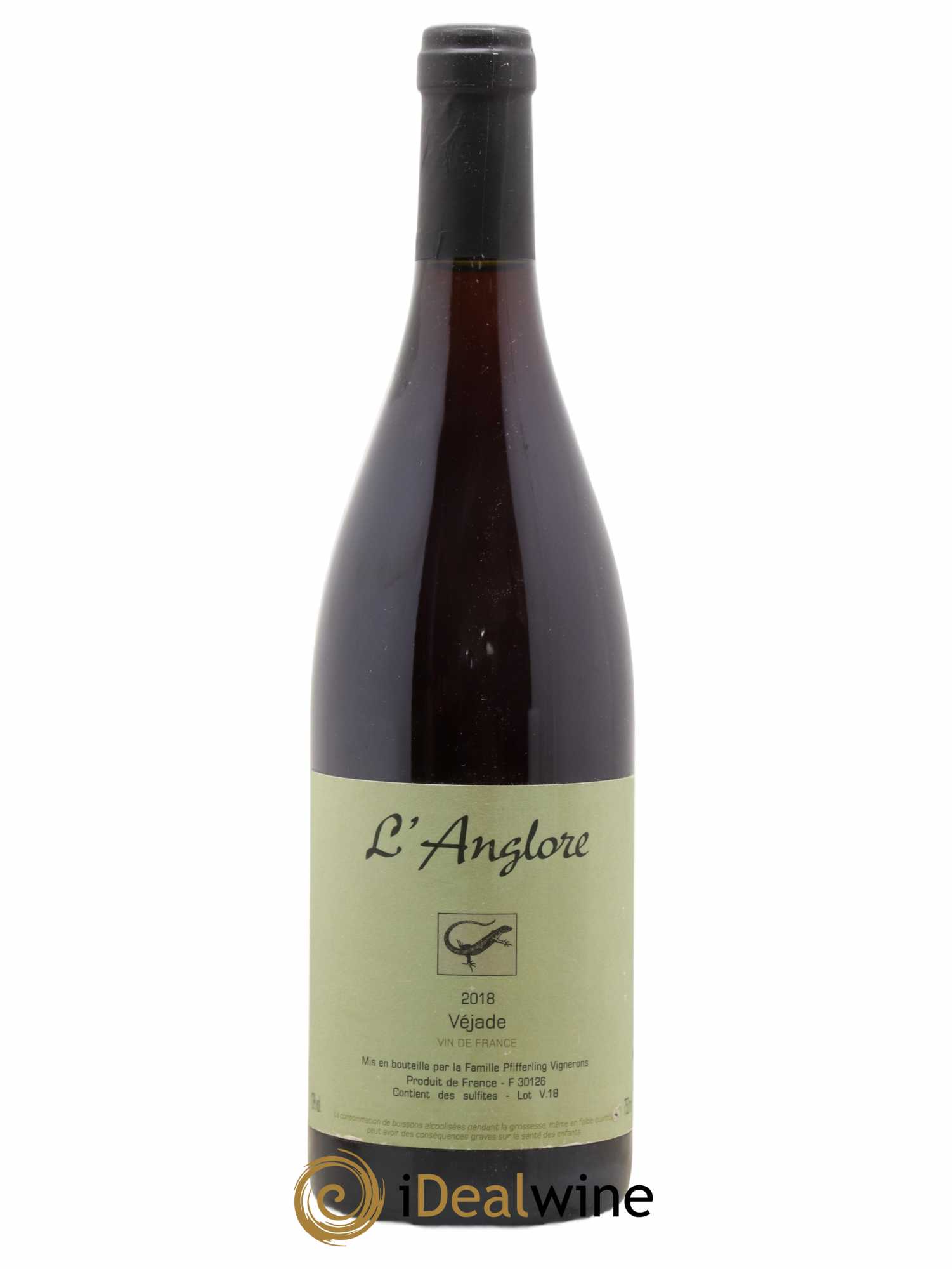 Vin de France Véjade L'Anglore 2018 - Lot de 1 bouteille - 0