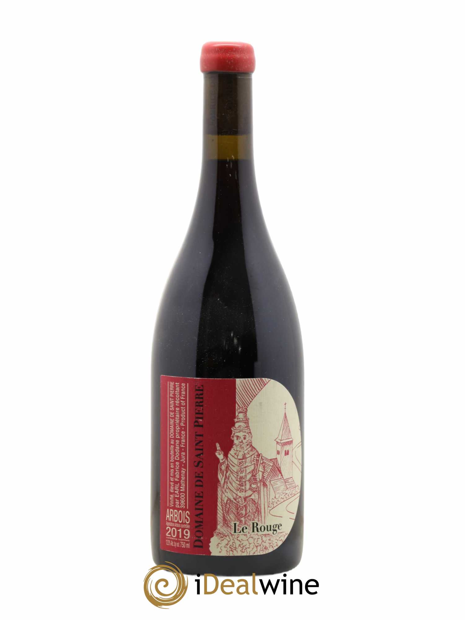 Arbois Le Rouge Saint-Pierre (Domaine) Fabrice Dodane Le Rouge Domaine de Saint Pierre 2019 - Lot de 1 bouteille - 0