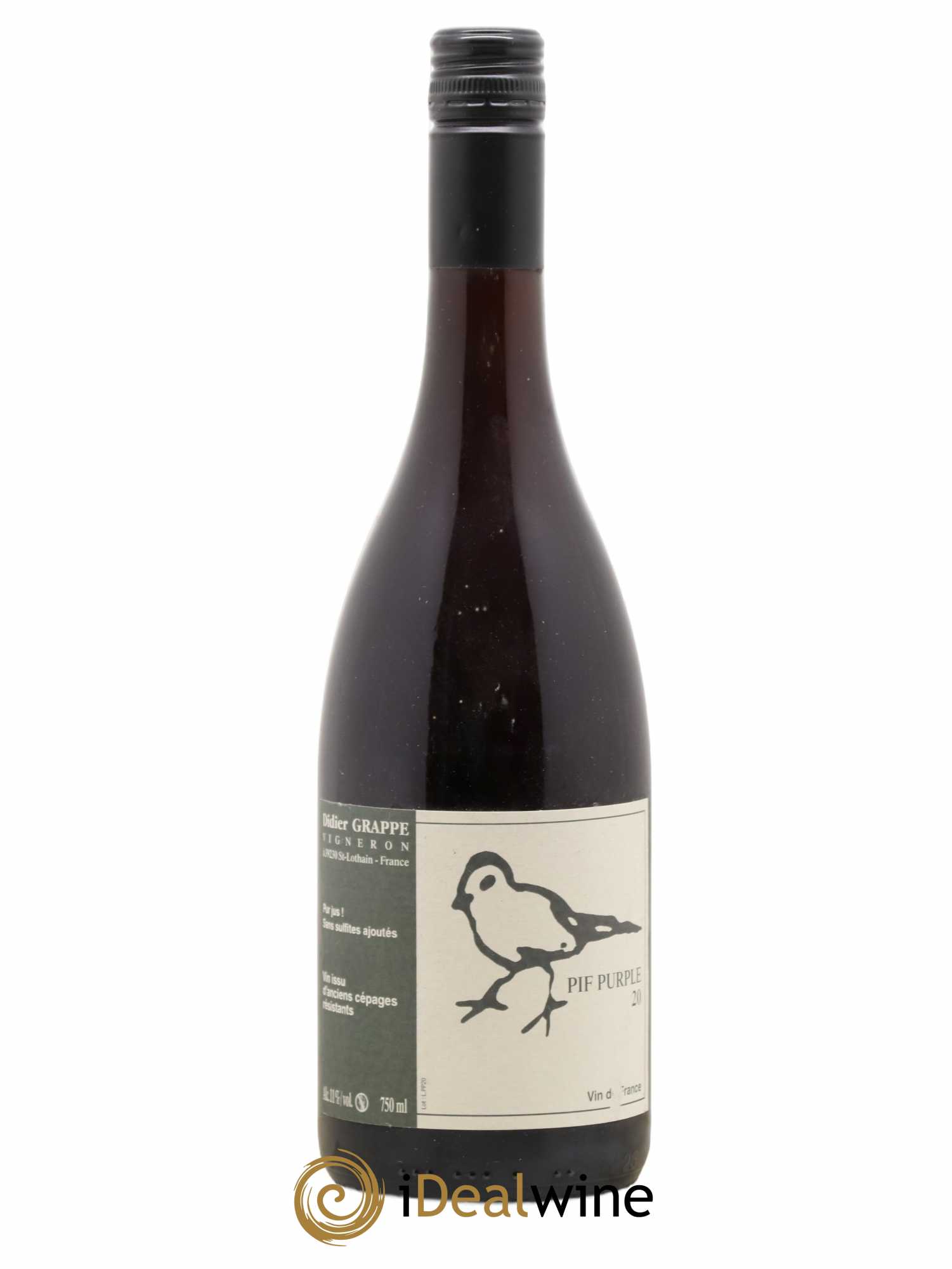 Vin de France Purple Didier Grappe Pif 2020 - Posten von 1 Flasche - 0