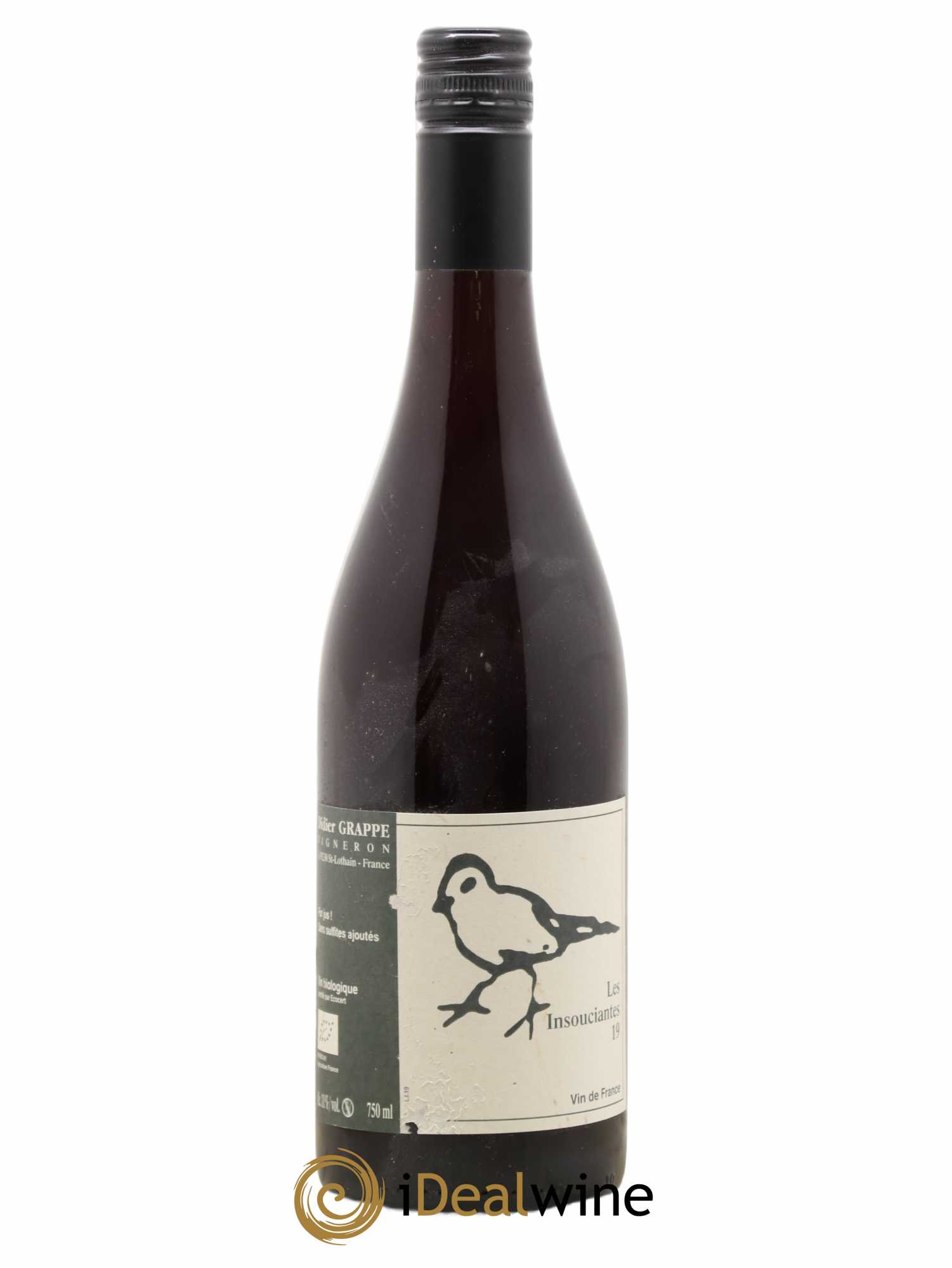Vin de France les insouciantes Grappe 2019 - Posten von 1 Flasche - 0