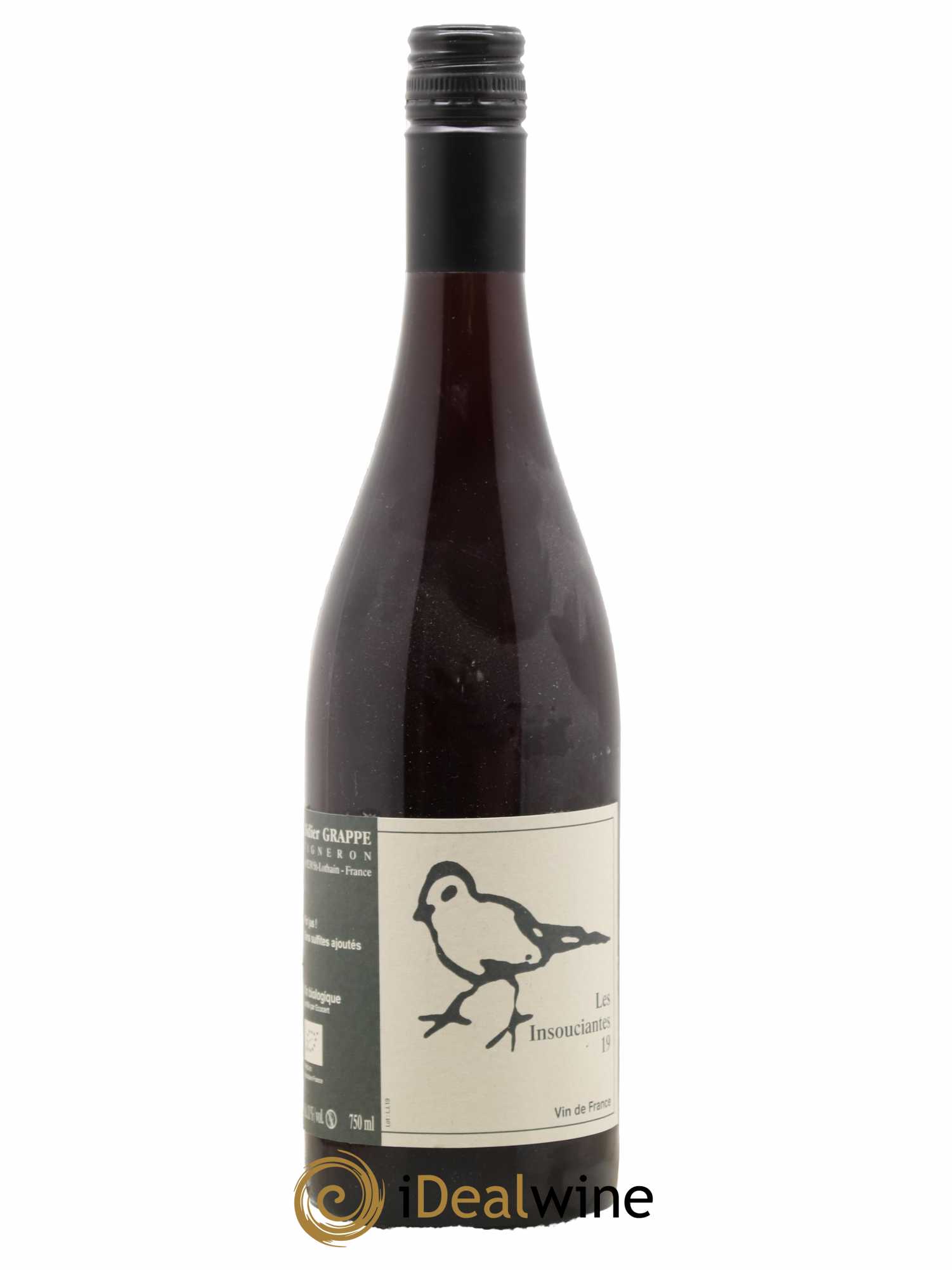 Vin de France les insouciantes Grappe 2019 - Posten von 1 Flasche - 0