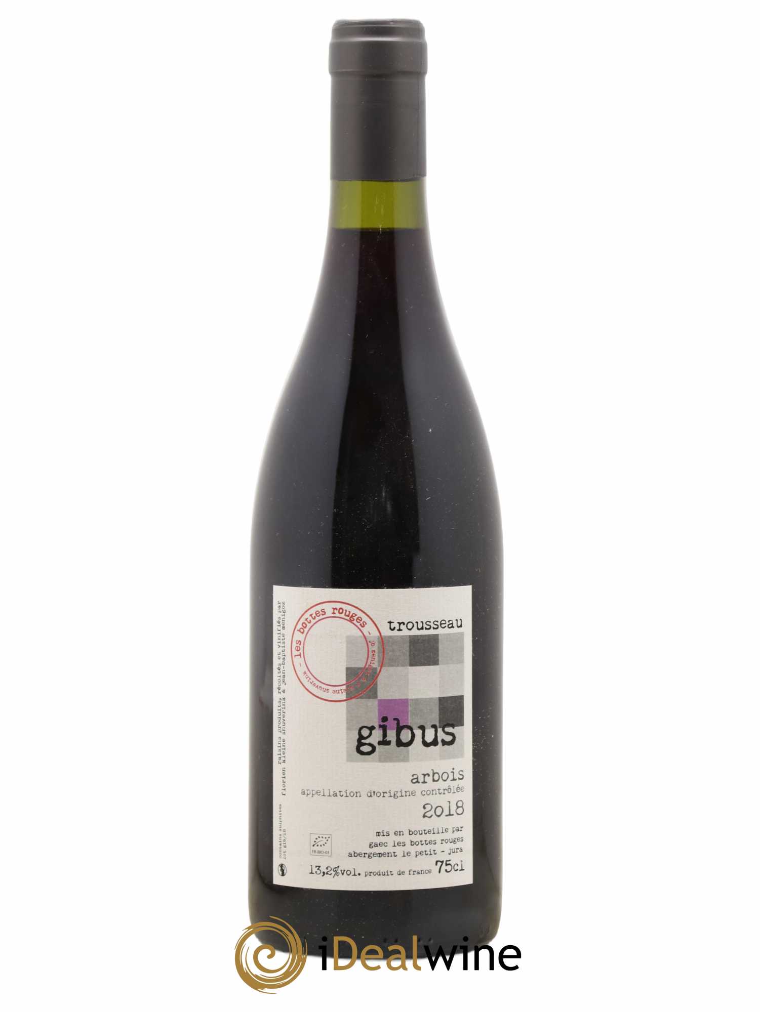 Arbois Gibus Trousseau Les Bottes Rouges 2018 - Lot of 1 bottle - 0