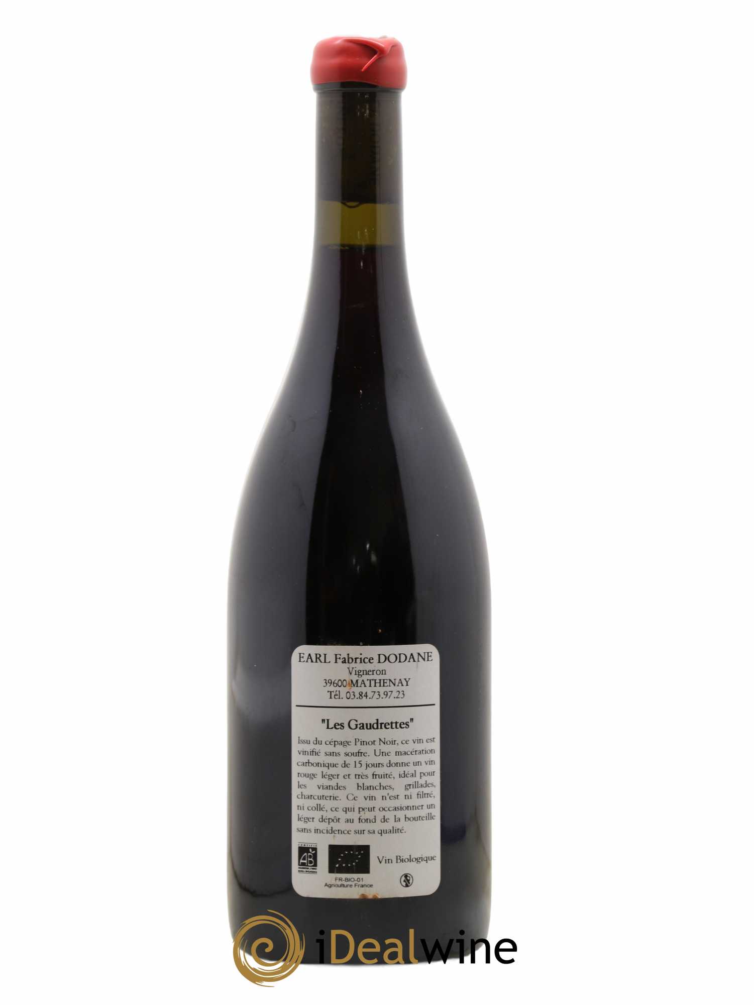 Arbois Les Gaudrettes Saint-Pierre (Domaine) Fabrice Dodane 2018 - Lot de 1 bouteille - 1