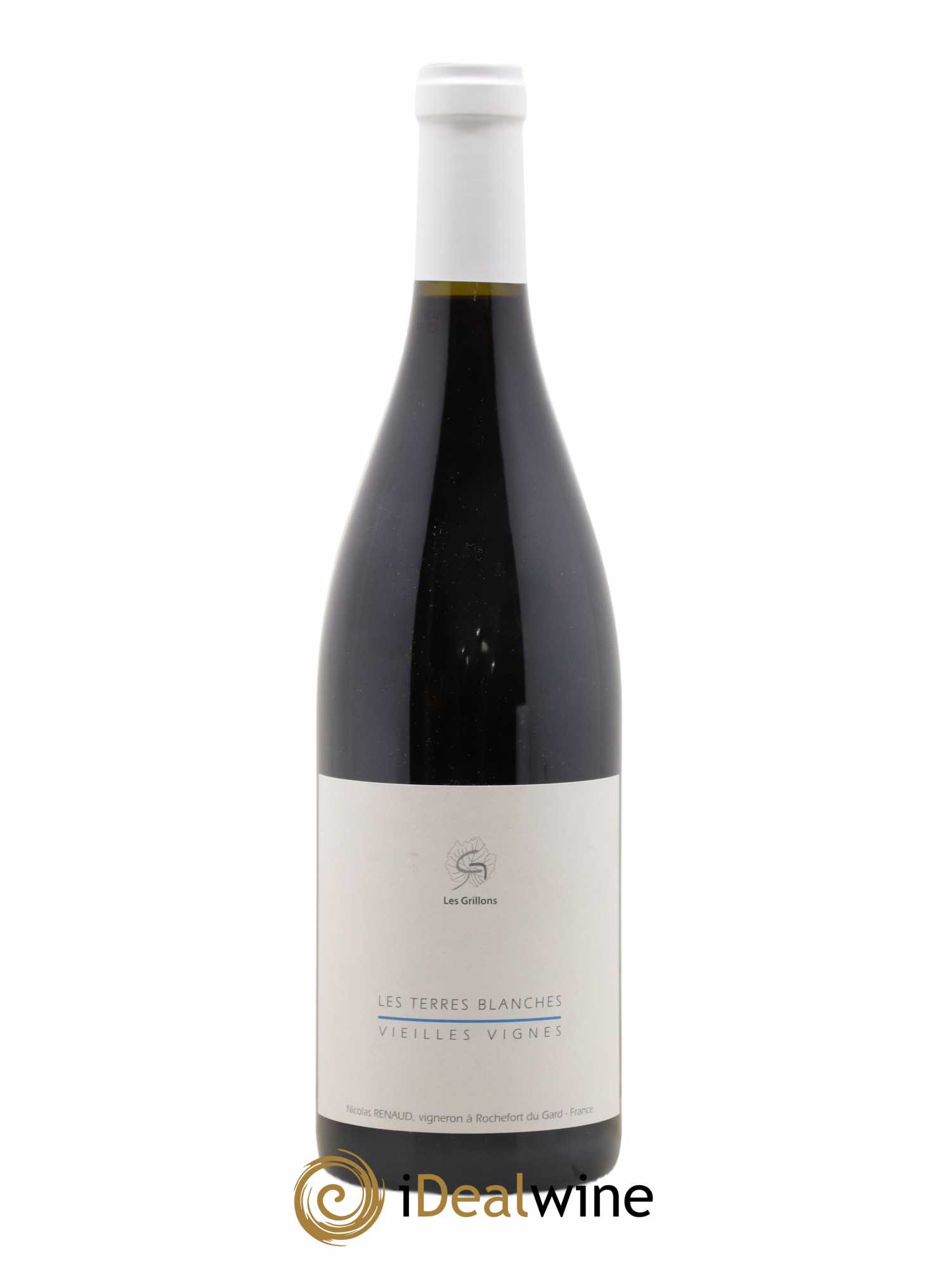 Vin de France Les Terres Blanches Vieilles vignes Clos des Grillons 2016 - Lot de 1 bouteille - 0