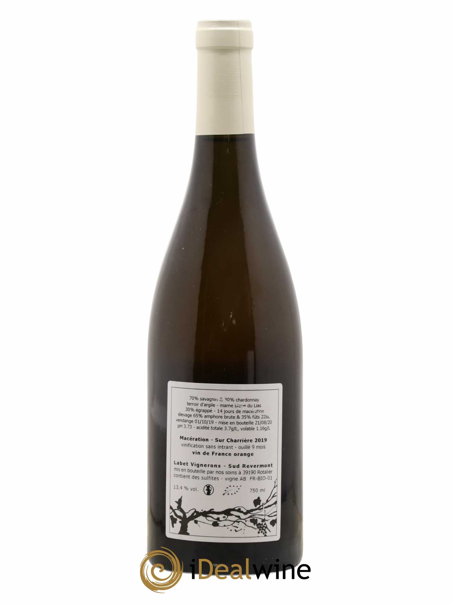 Vin de France Macération Sur Charrière Labet 2019 - Posten von 1 Flasche - 1