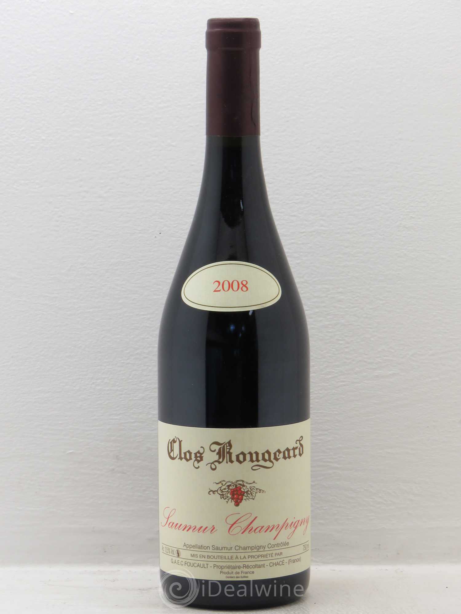 Saumur-Champigny Clos Rougeard 2008 - Lot de 1 bouteille - 0