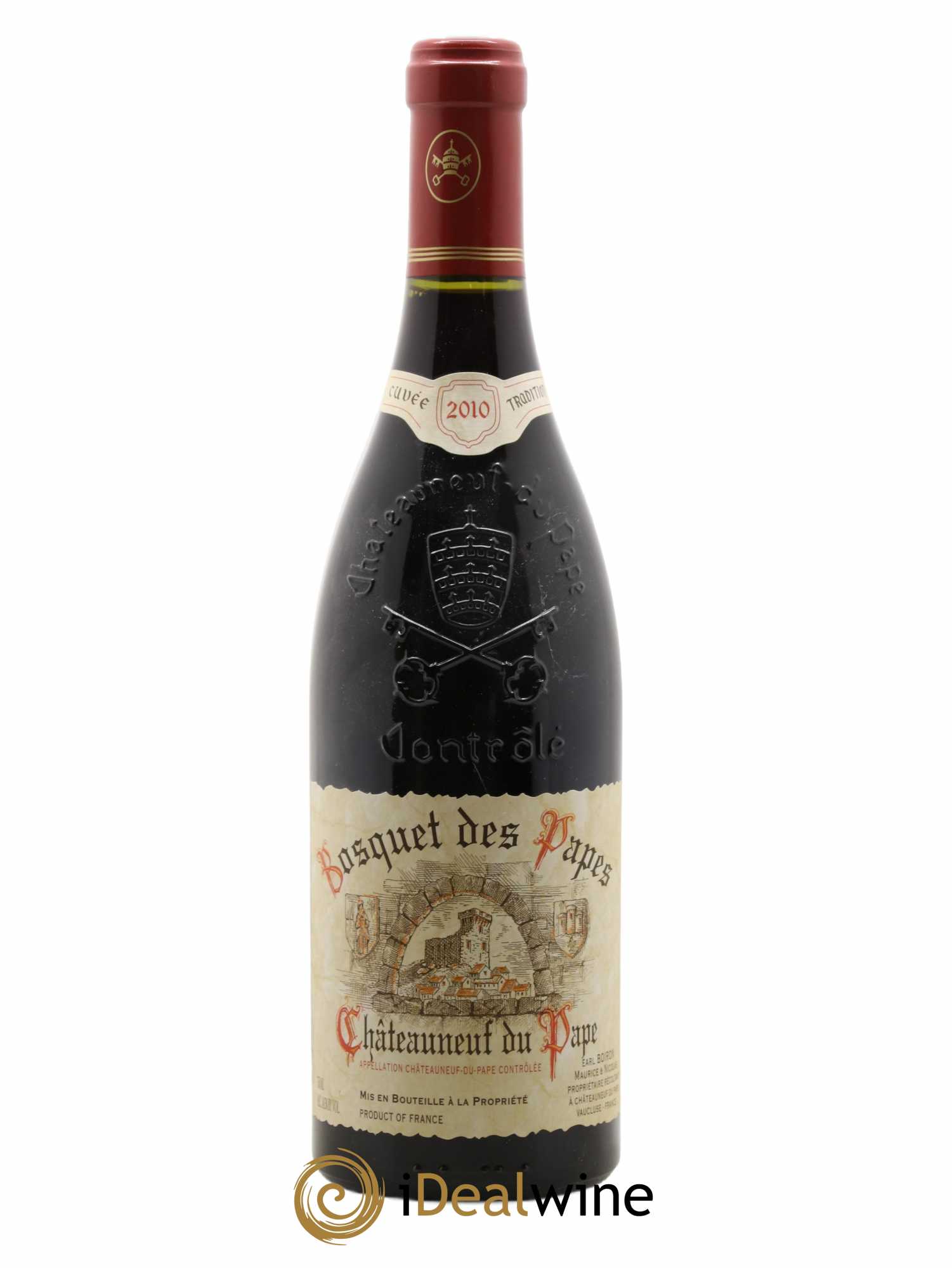 Châteauneuf-du-Pape Bosquet des Papes Famille Boiron 2010 - Lot de 1 bouteille - 0