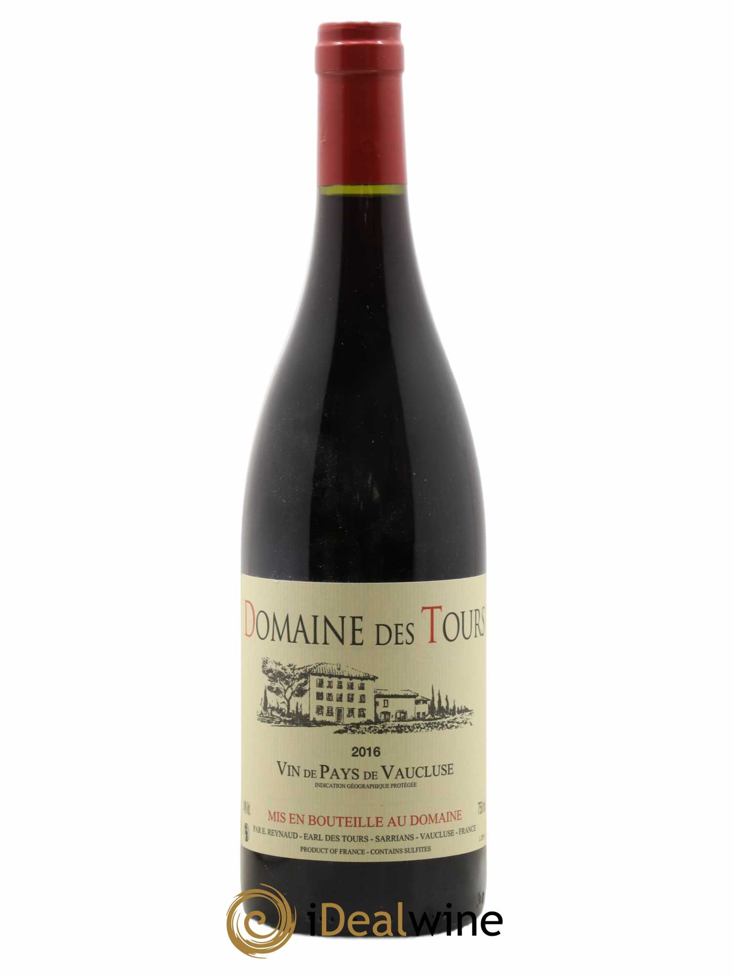 Vaucluse (Vin de Pays de Vaucluse) Domaine des Tours Emmanuel Reynaud 2016 - Lot de 1 bouteille - 0
