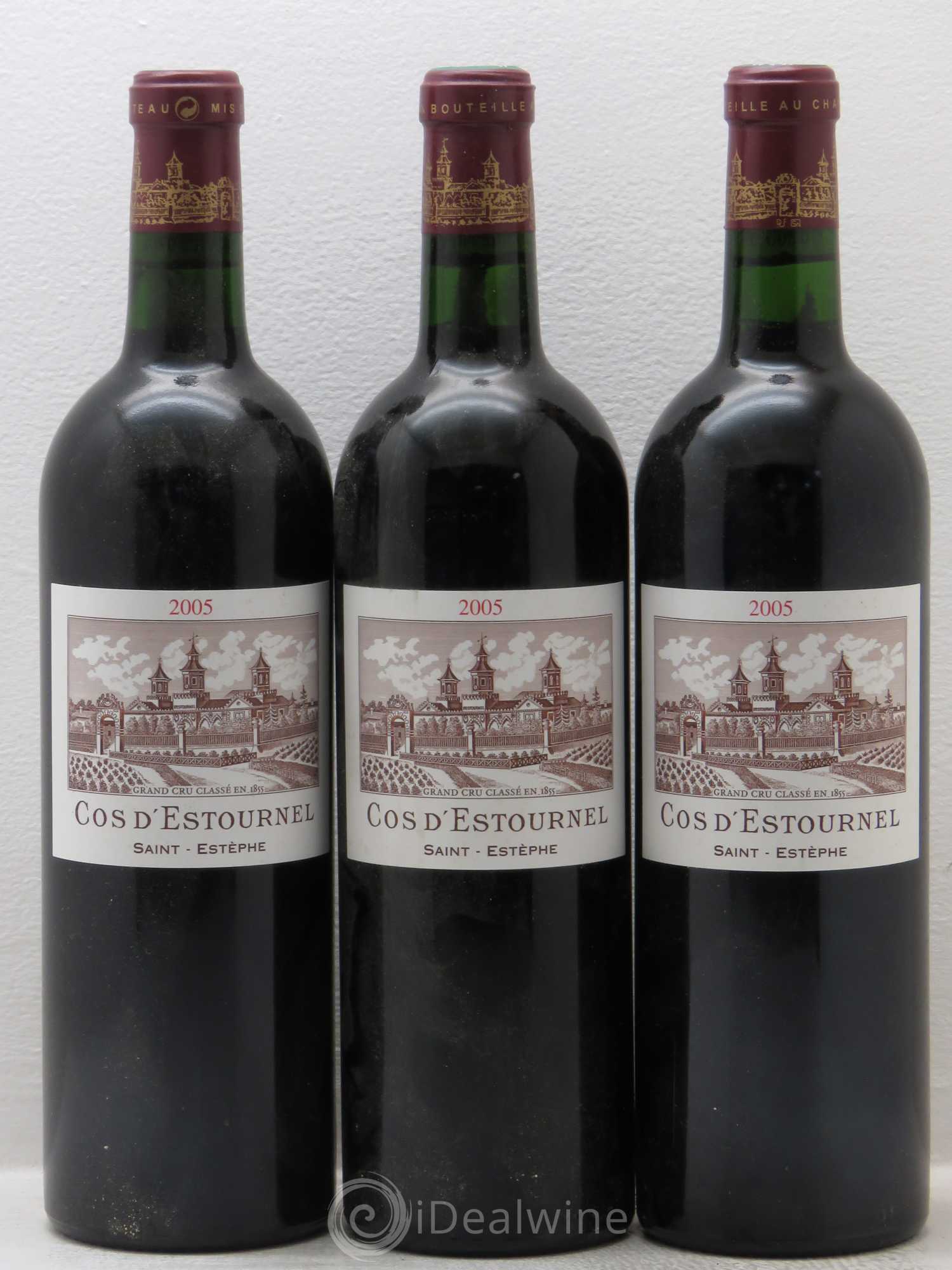 Cos d'Estournel 2ème Grand Cru Classé 2005 - Lot de 3 bouteilles - 0