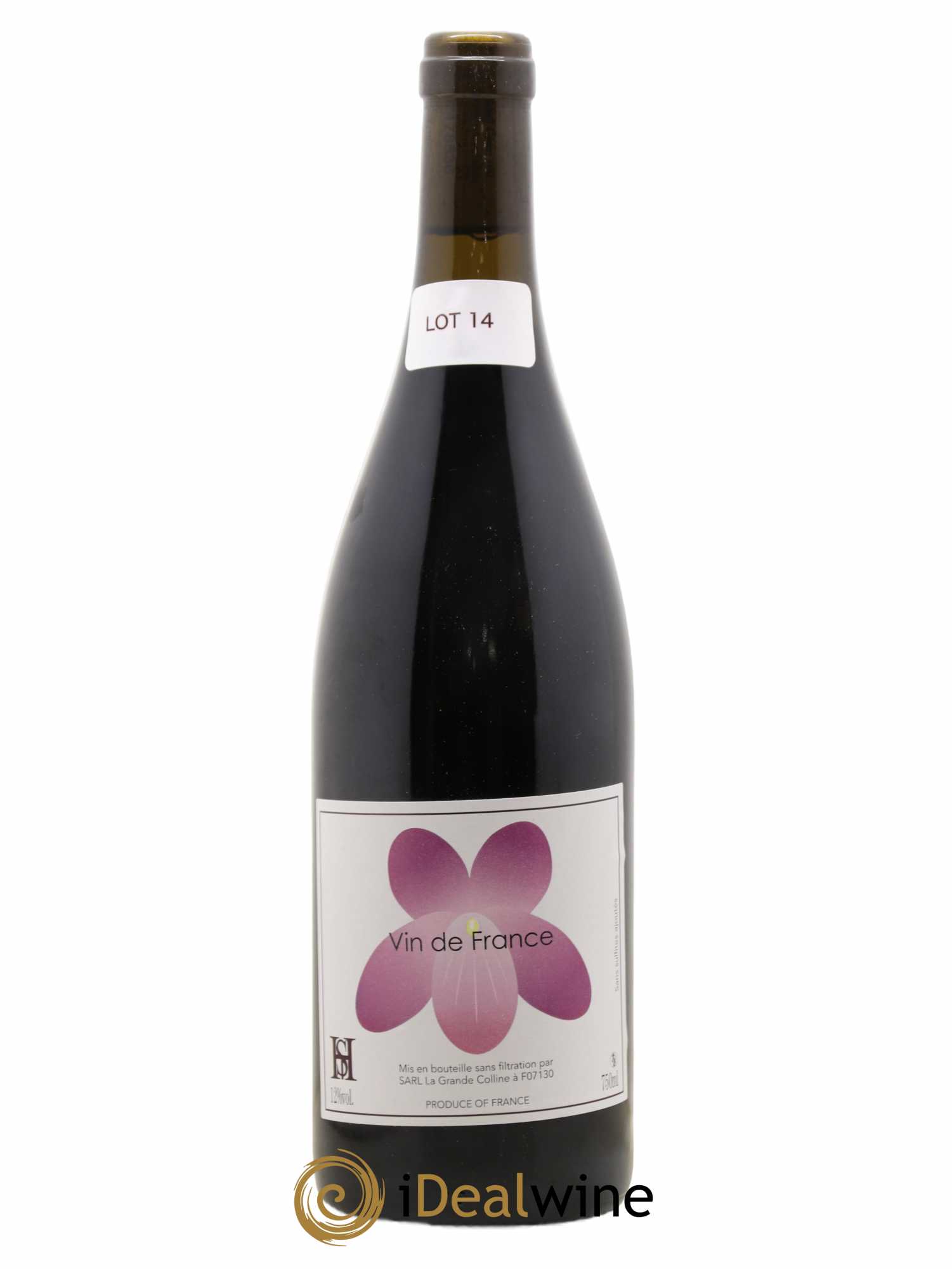 Vin de France (Ex Saint-Joseph) Hirotake Ooka - Domaine La Grande Colline 2014 - Lot de 1 bouteille - 0