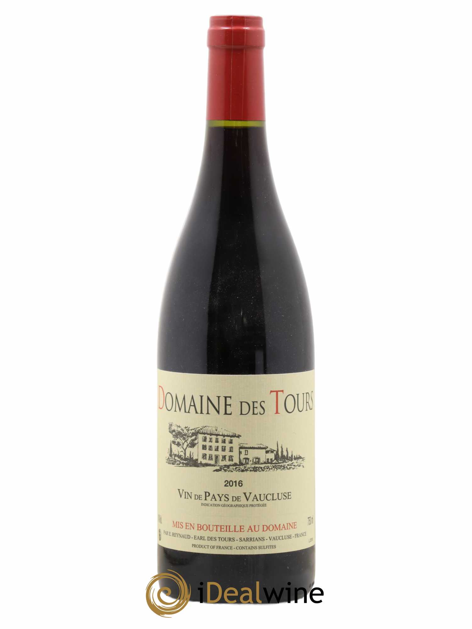 Vaucluse (Vin de Pays de Vaucluse) Domaine des Tours Emmanuel Reynaud 2016 - Lot de 1 bouteille - 0