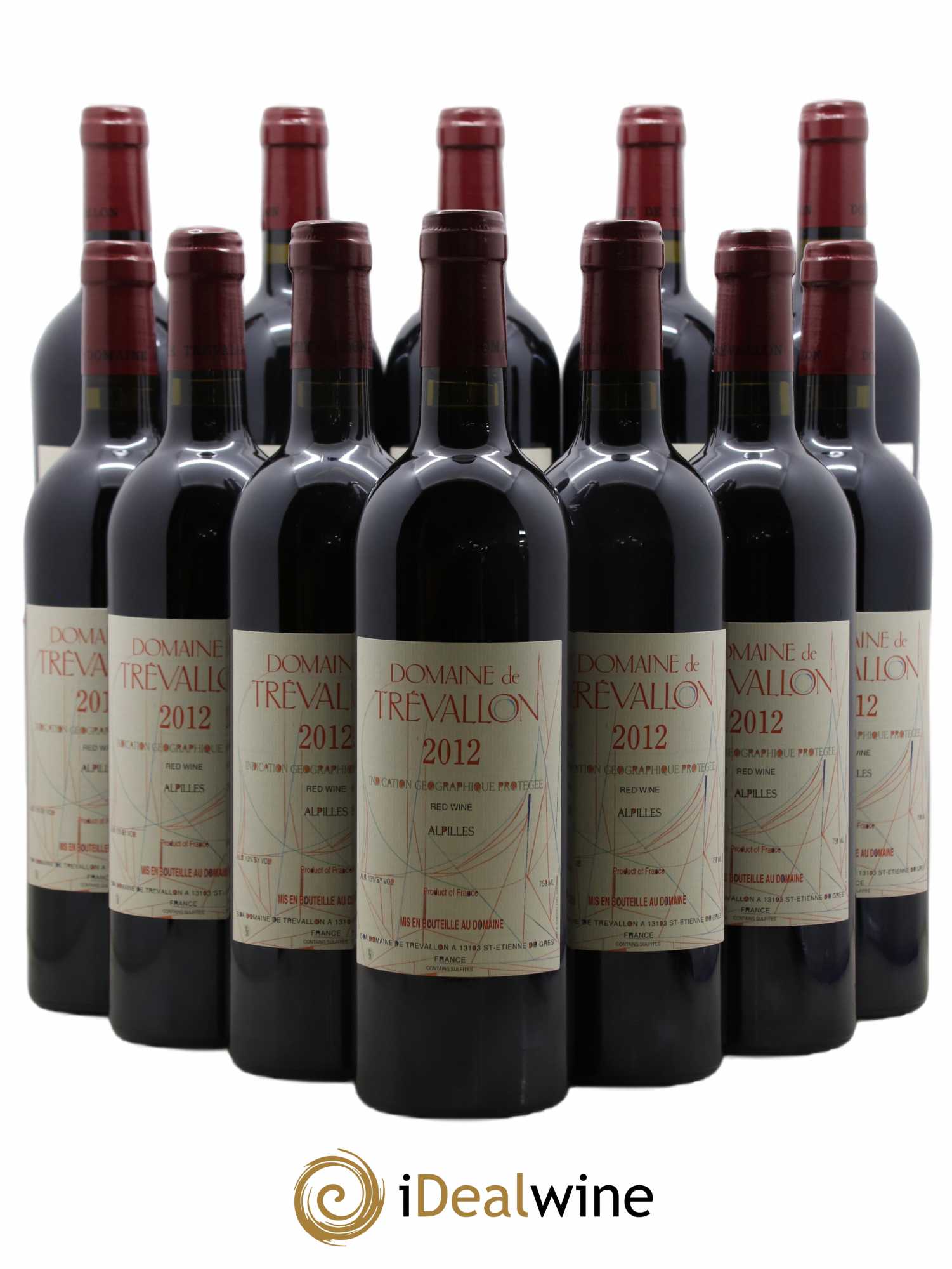 Alpilles Trévallon (Domaine de) Eloi Dürrbach 2012 - Lot de 12 bouteilles - 0