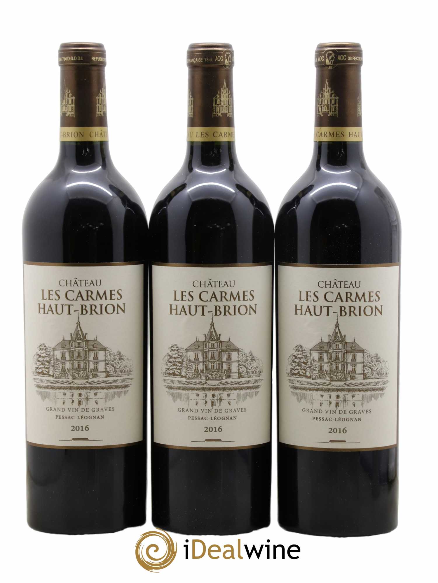 Château Les Carmes Haut-Brion 2016 - Lot de 6 bouteilles - 2