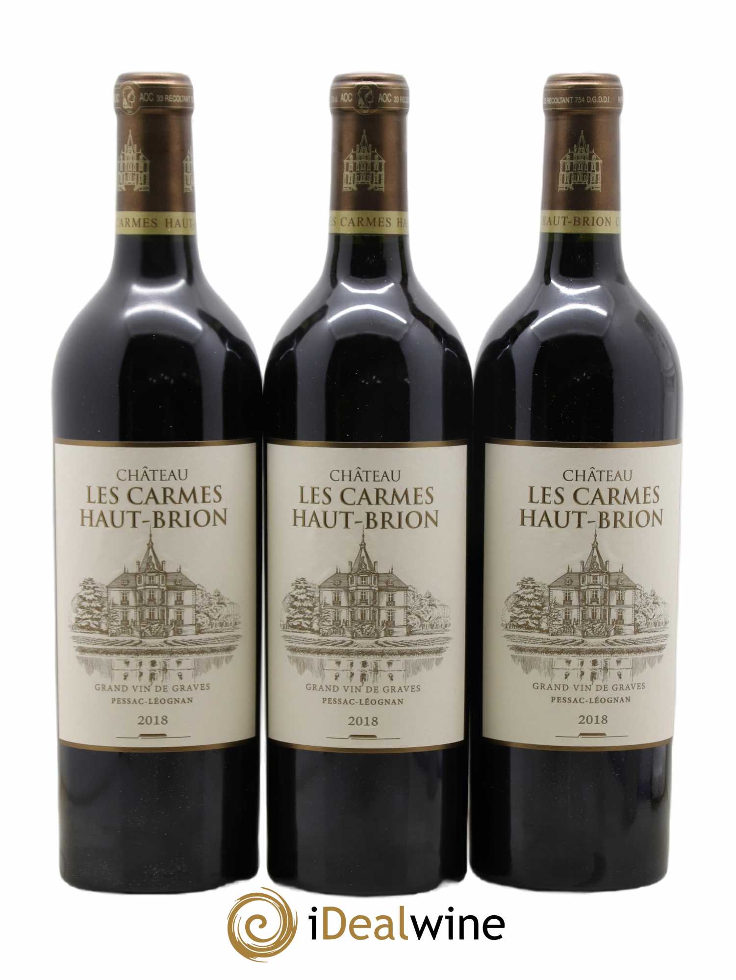 Château Les Carmes Haut-Brion 2018 - Lot de 6 bouteilles - 2