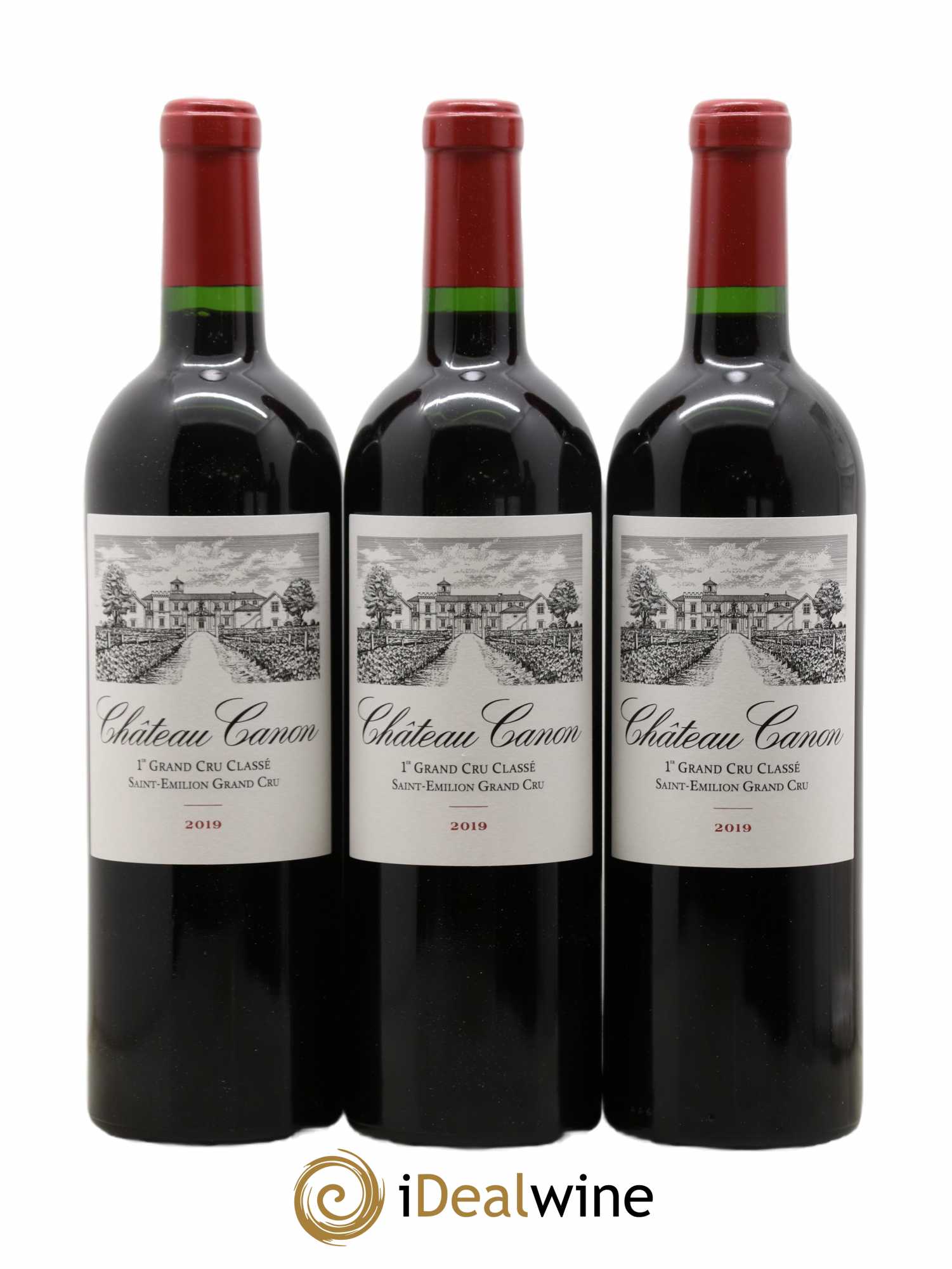 Château Canon 1er Grand Cru Classé B 2019 - Lot de 6 bouteilles - 1