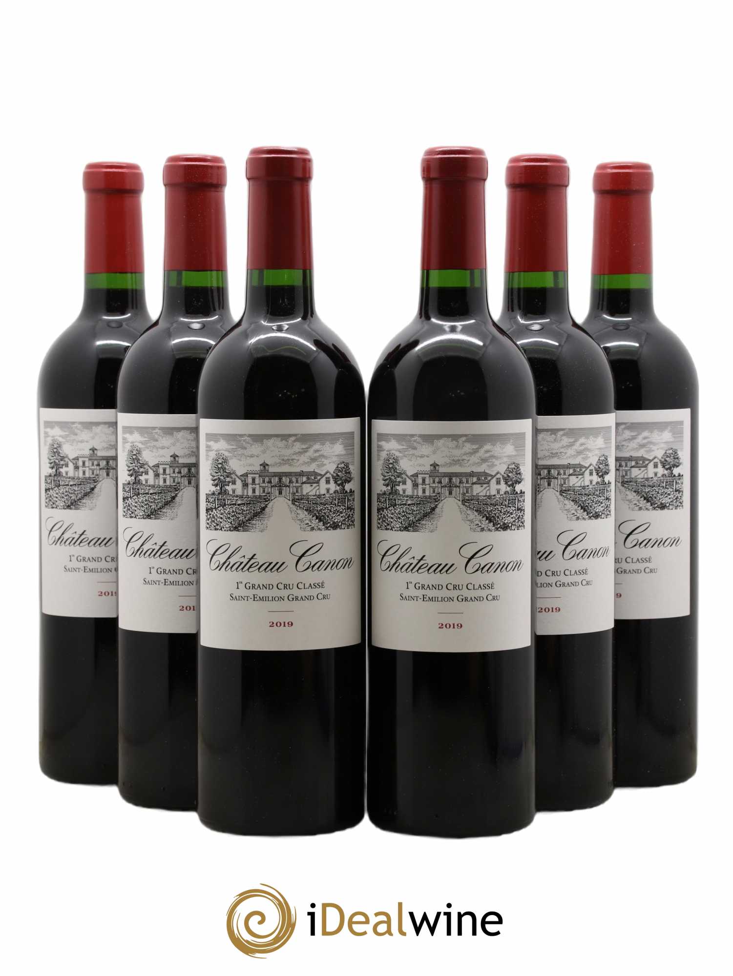 Château Canon 1er Grand Cru Classé B 2019 - Lot de 6 bouteilles - 0