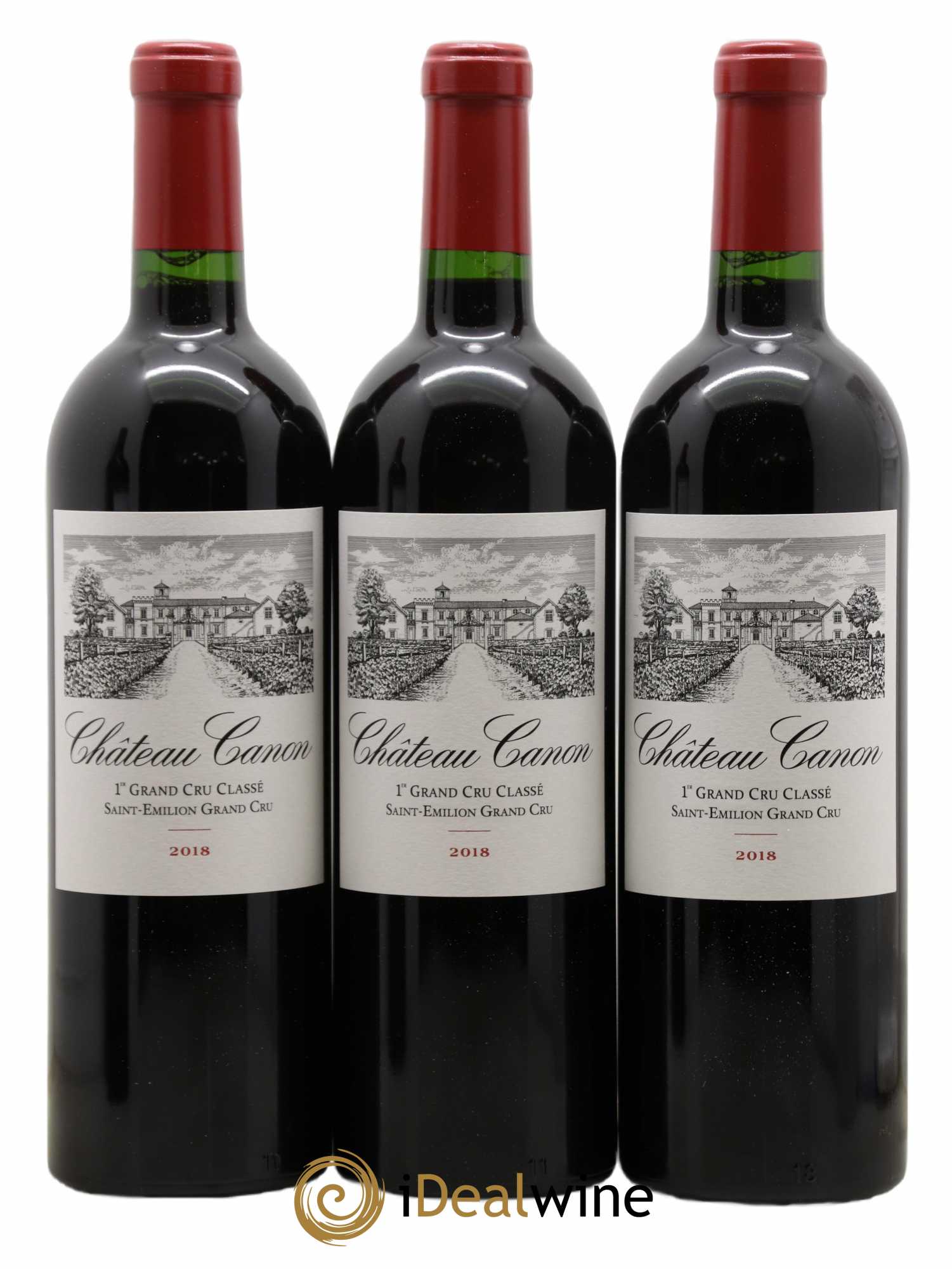 Château Canon 1er Grand Cru Classé B 2018 - Lot de 12 bouteilles - 3