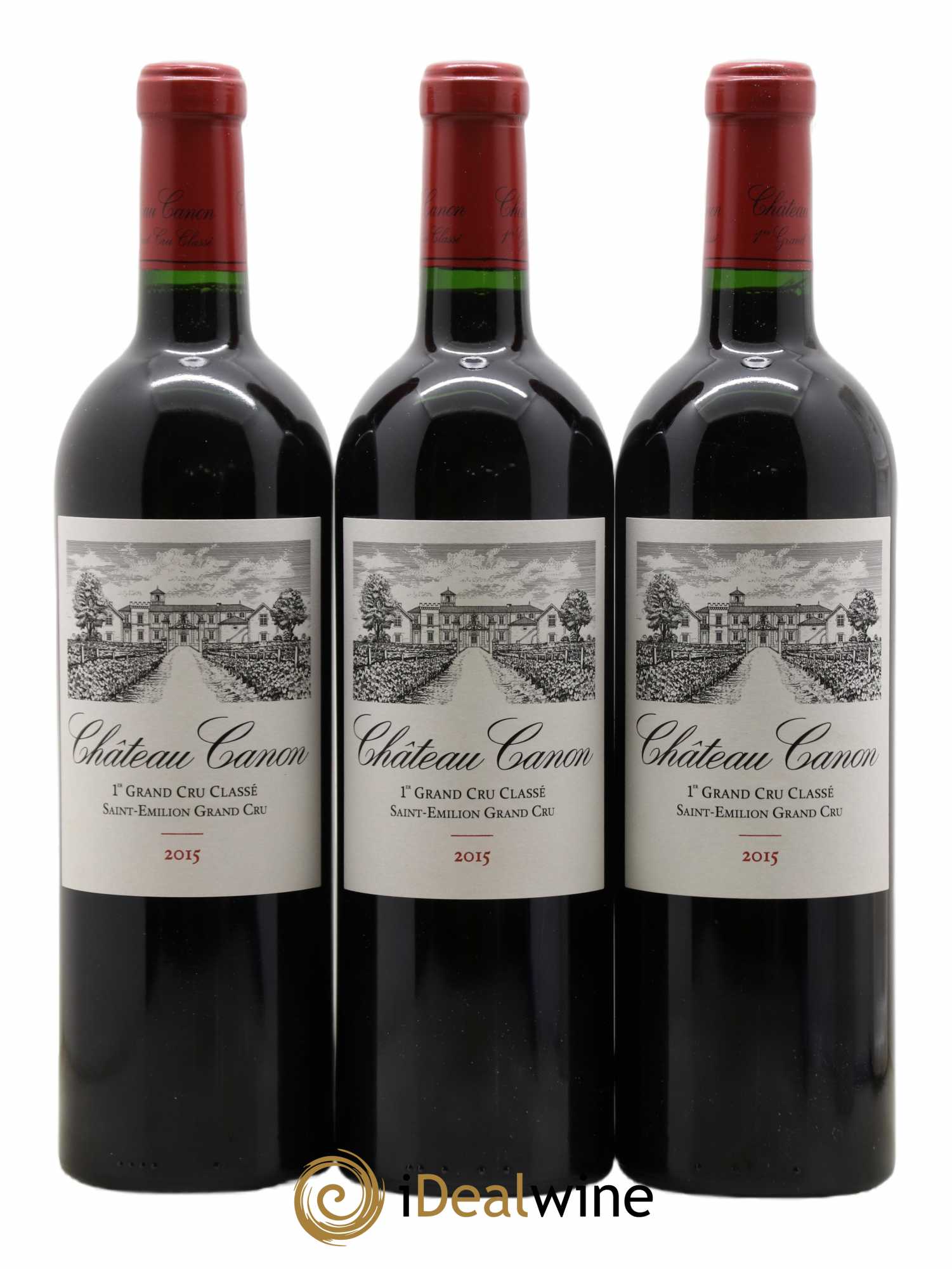 Château Canon 1er Grand Cru Classé B 2015 - Lot de 6 bouteilles - 1
