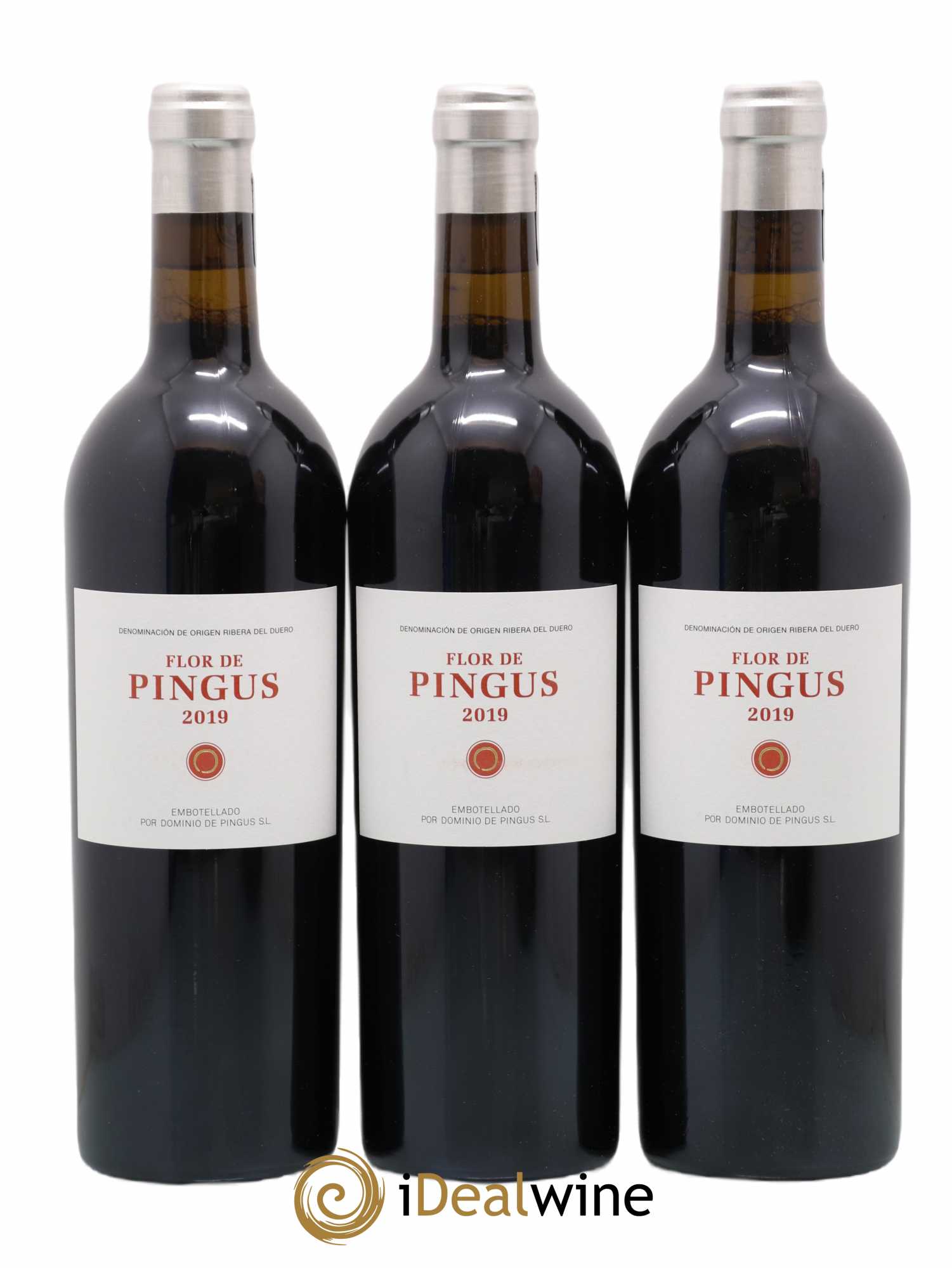 Ribera Del Duero Flor de Pingus Dominio de Pingus - Peter Sisseck 2019 - Lot de 3 bouteilles - 0
