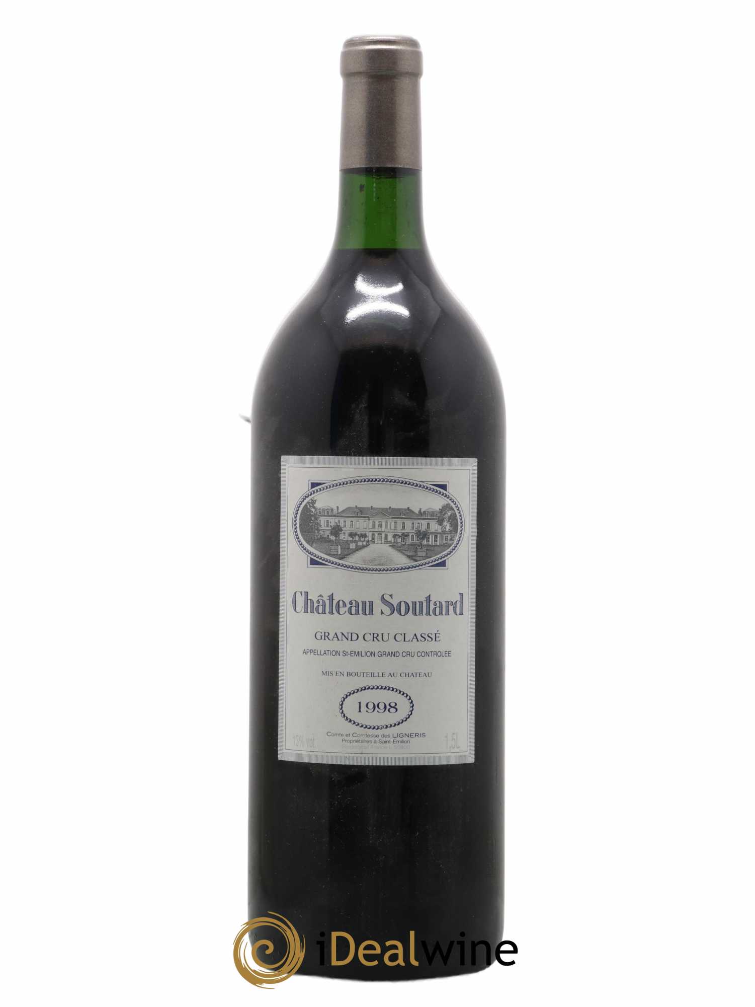 Château Soutard Grand Cru Classé 1998 - Lot de 1 magnum - 0