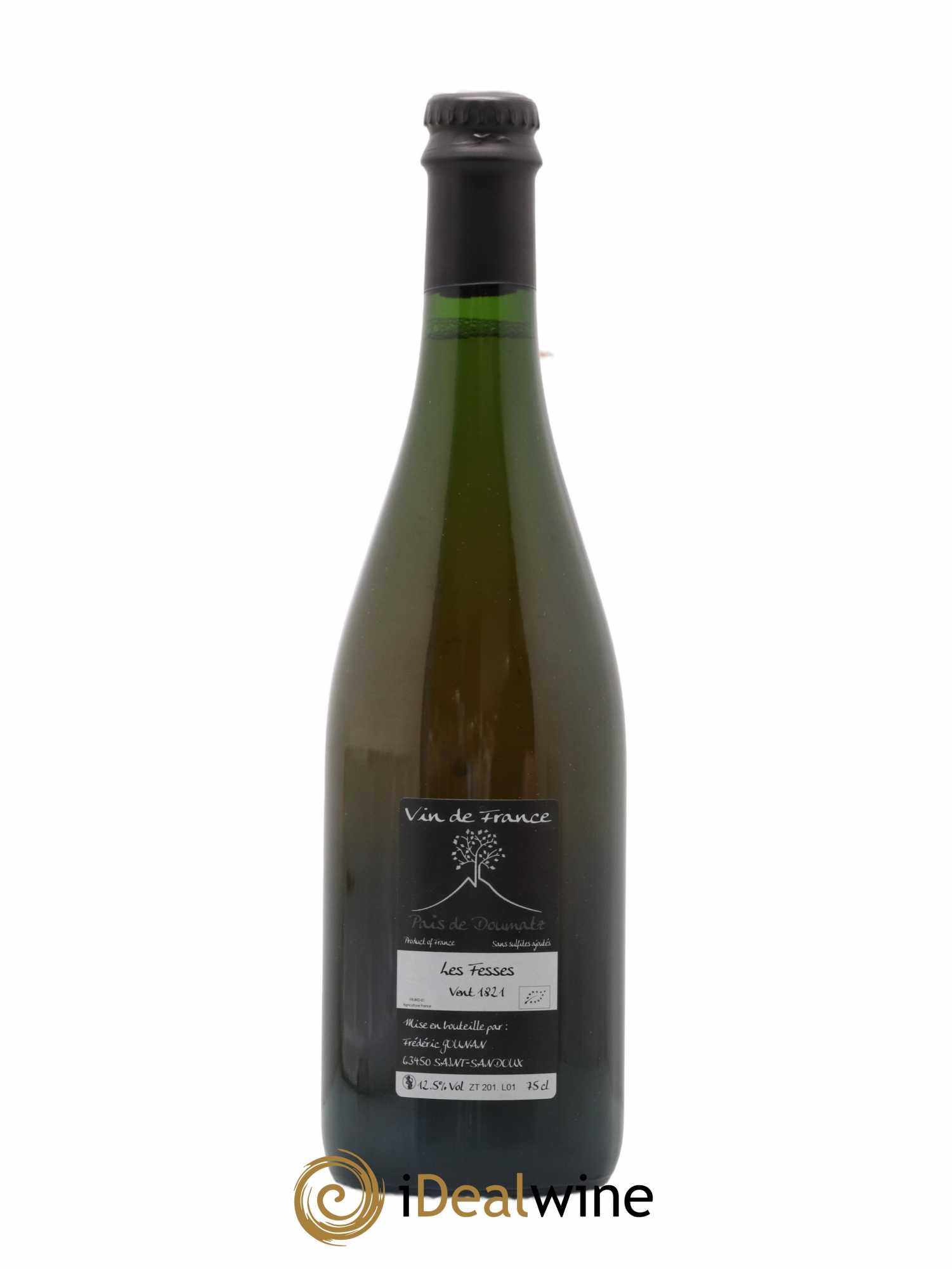 Vin de France Les Fesses Vignoble de l'Arbre Blanc 2018 - Lot de 1 bouteille - 1