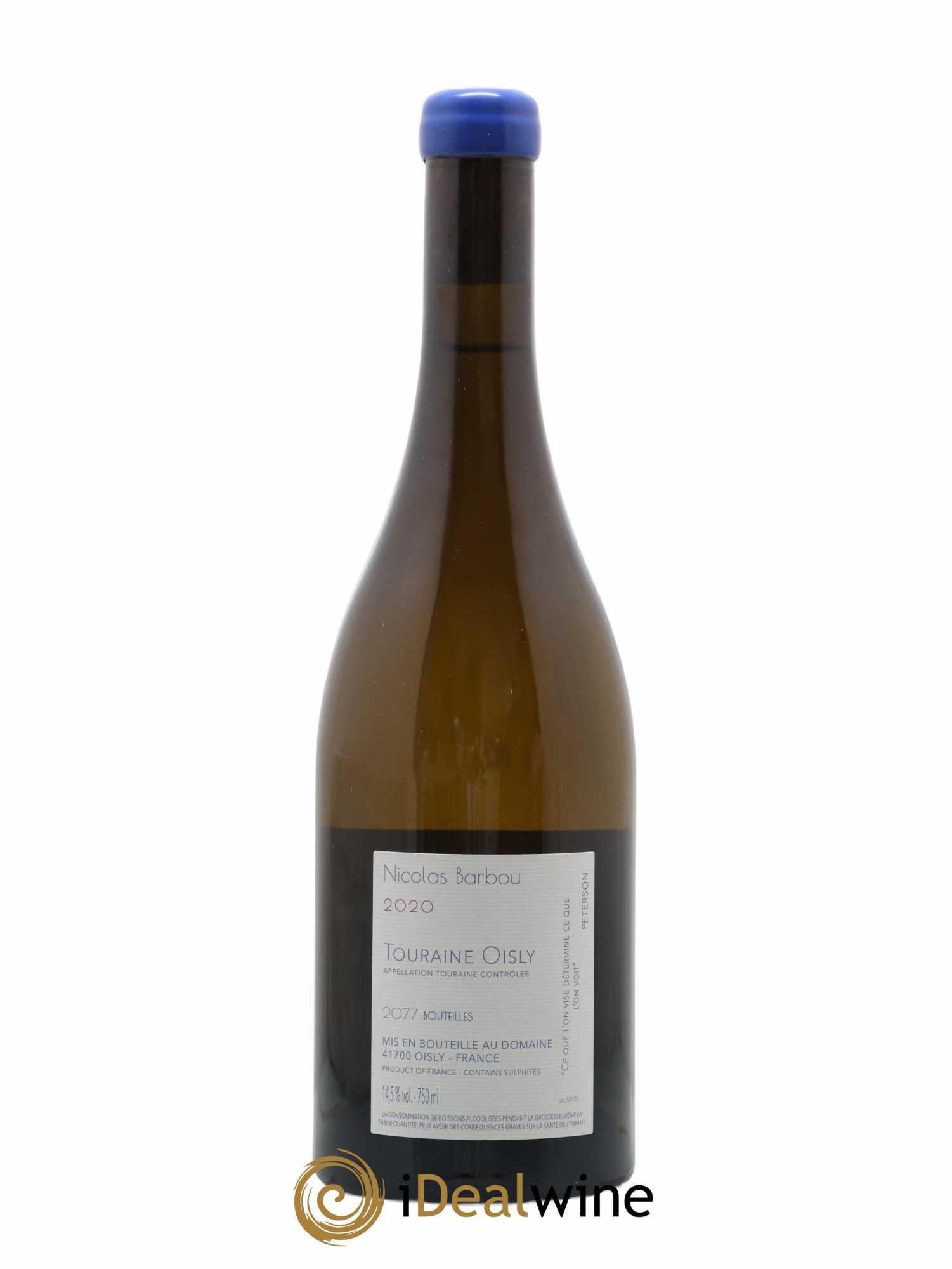 Touraine-Oisly Folie Insolente Nicolas Barbou 2020 - Lot of 1 bottle - 1