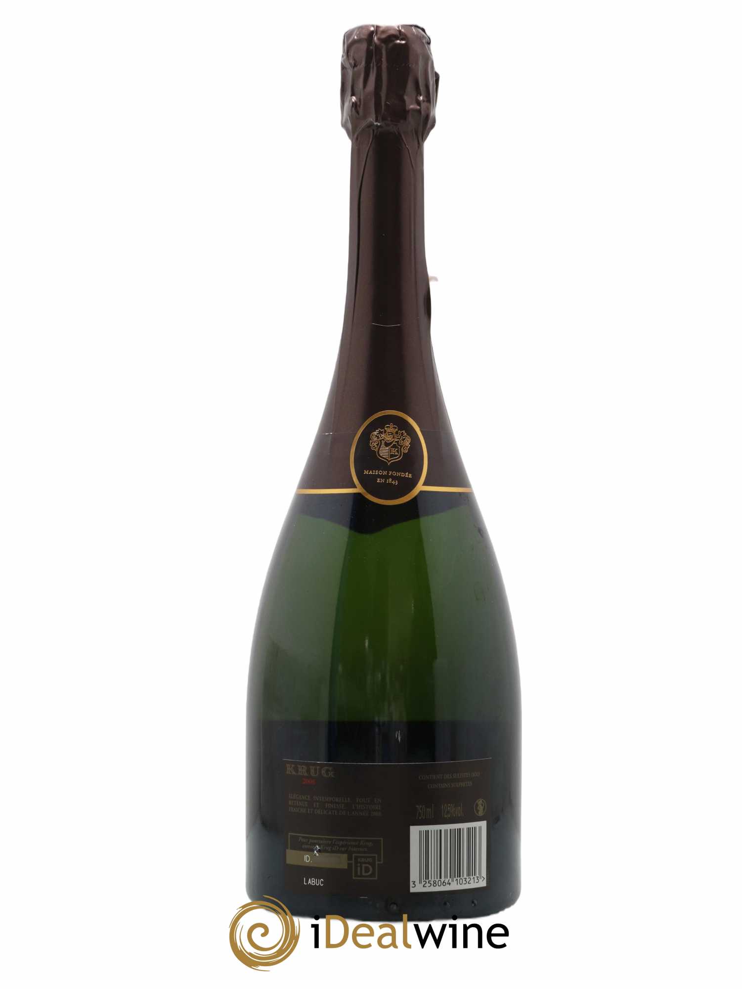 Vintage Krug 2008 - Lot de 1 bouteille - 1
