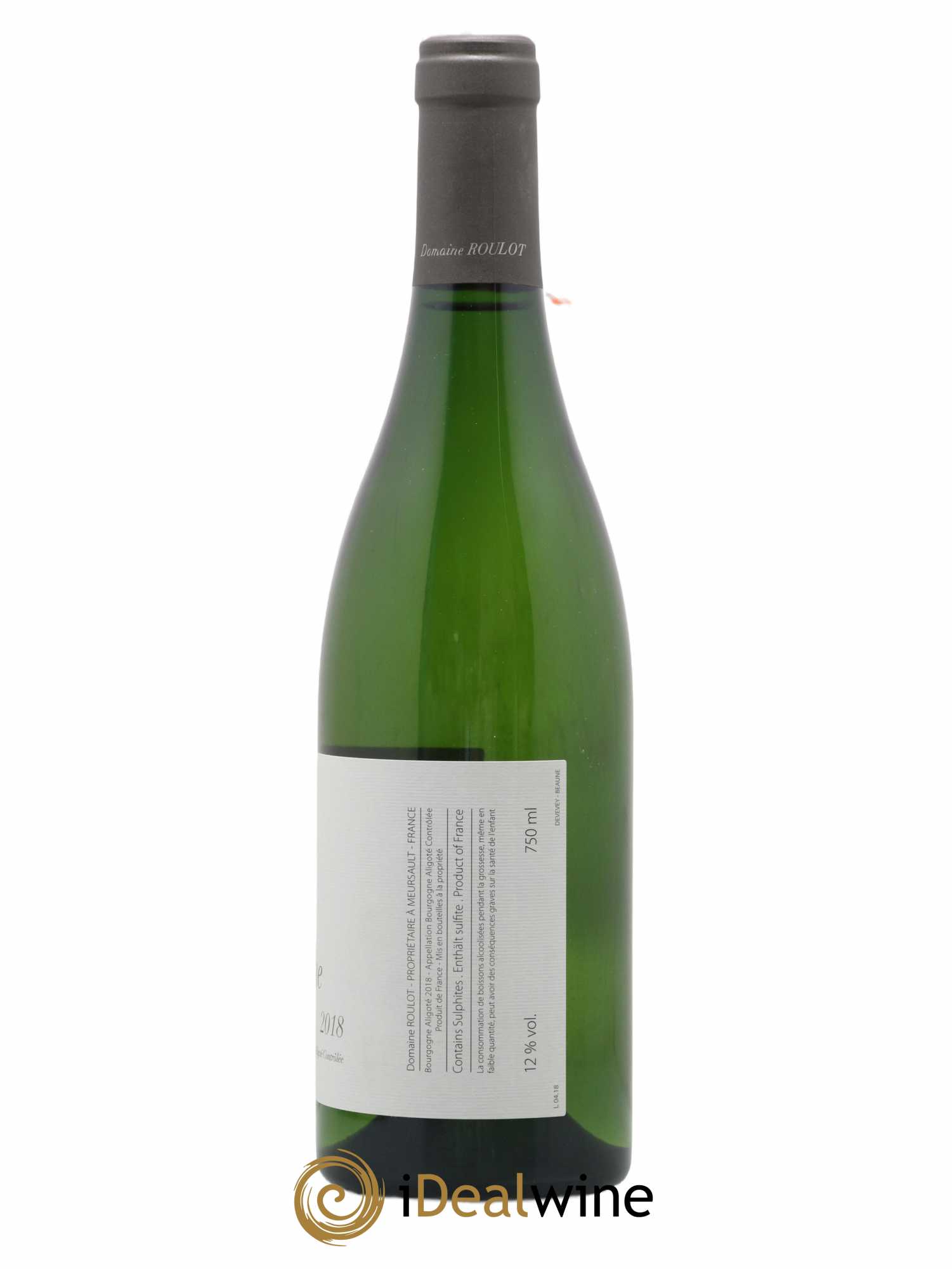 Bourgogne Aligoté Roulot (Domaine) 2018 - Lot de 1 bouteille - 1