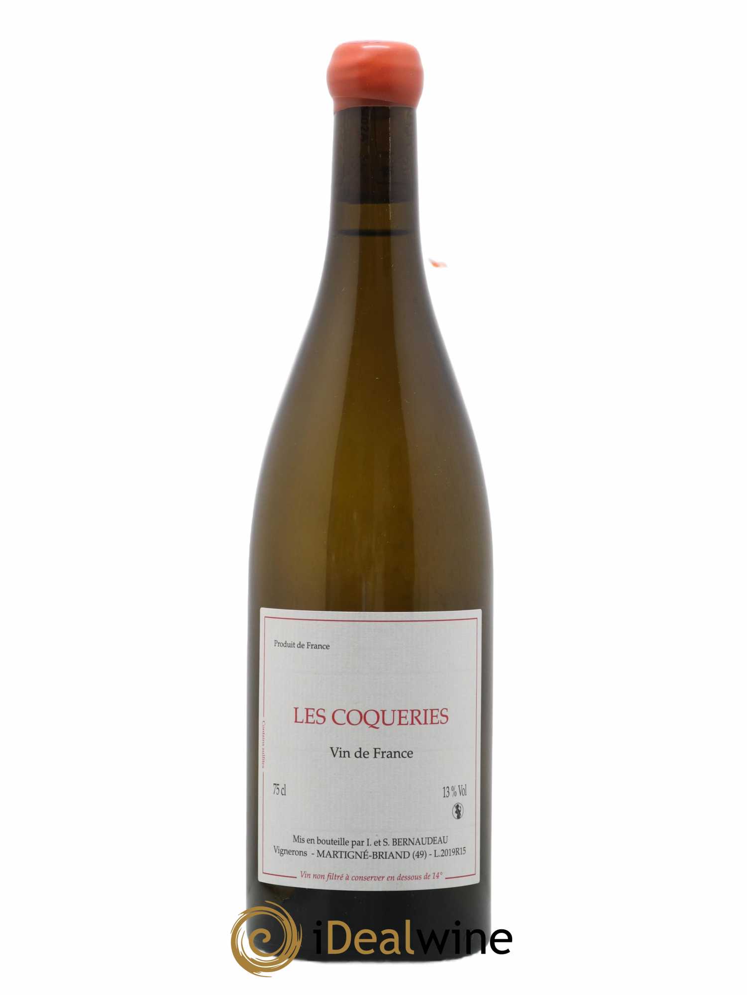Vin de France Les Coqueries Stéphane Bernaudeau (Domaine) 2019 - Lot de 1 bouteille - 0